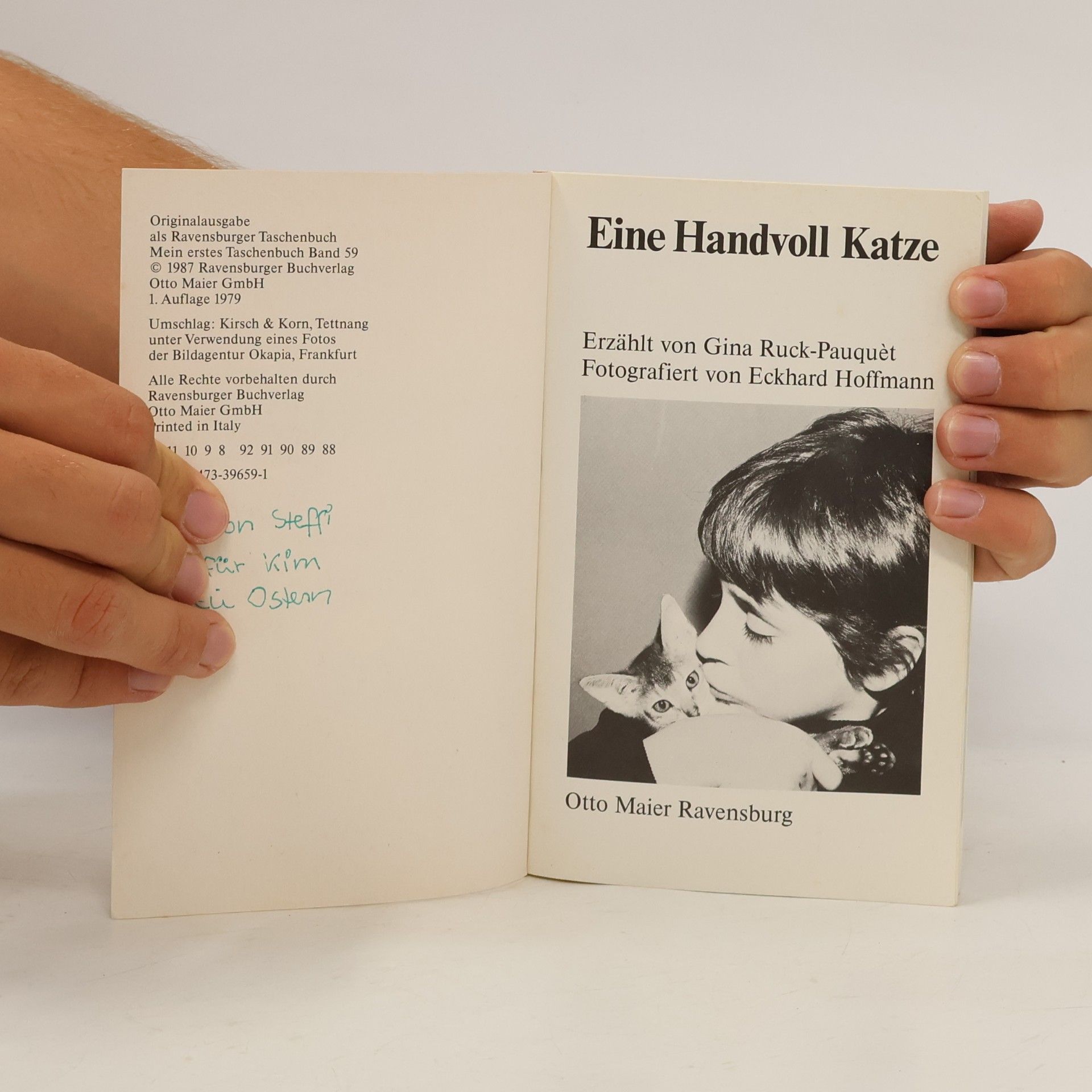 Gina Ruck-Pauquèt Eine Handvoll Katze. Erste Lebenswochen eines Katzenkindes