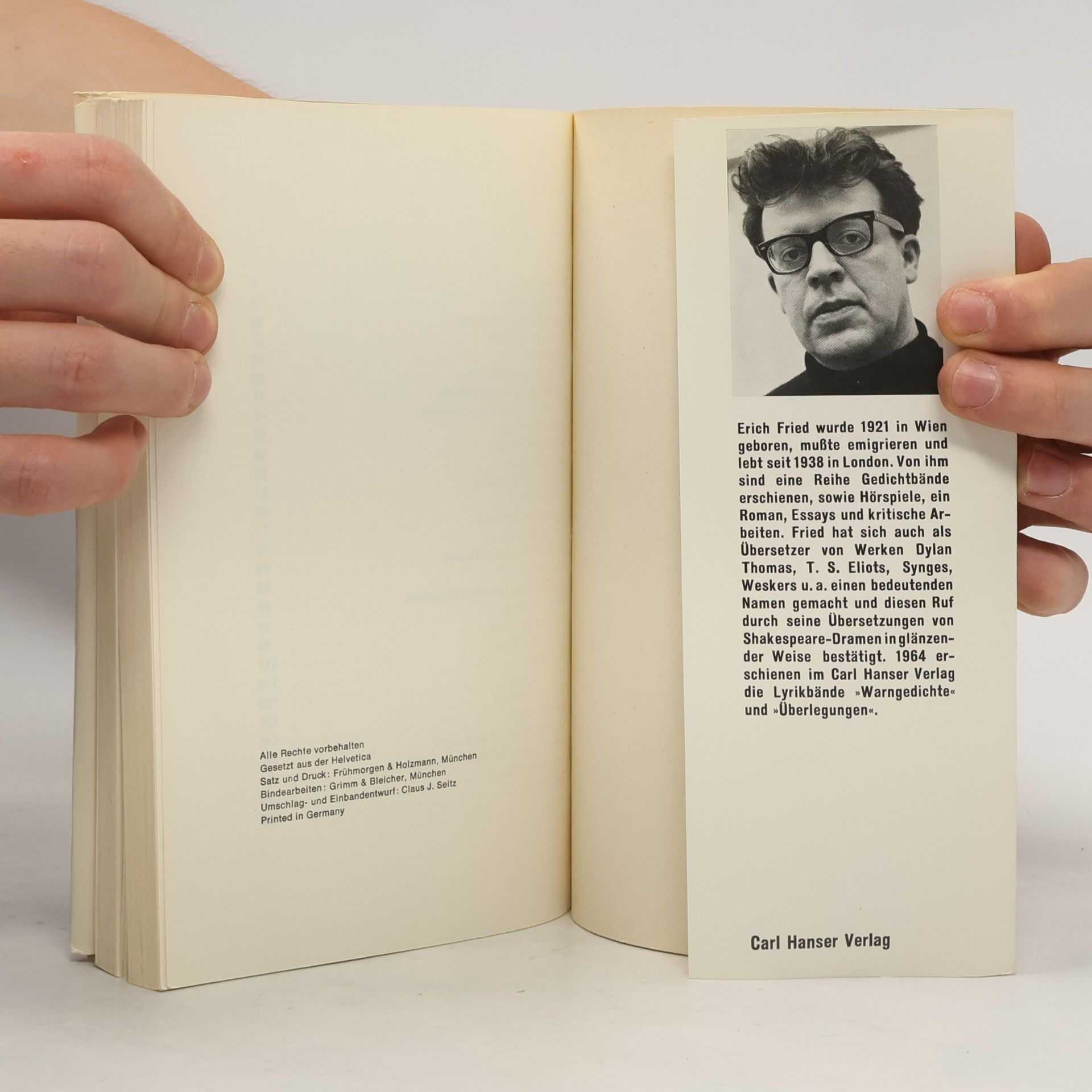 Erich Fried Kinder und Narren
