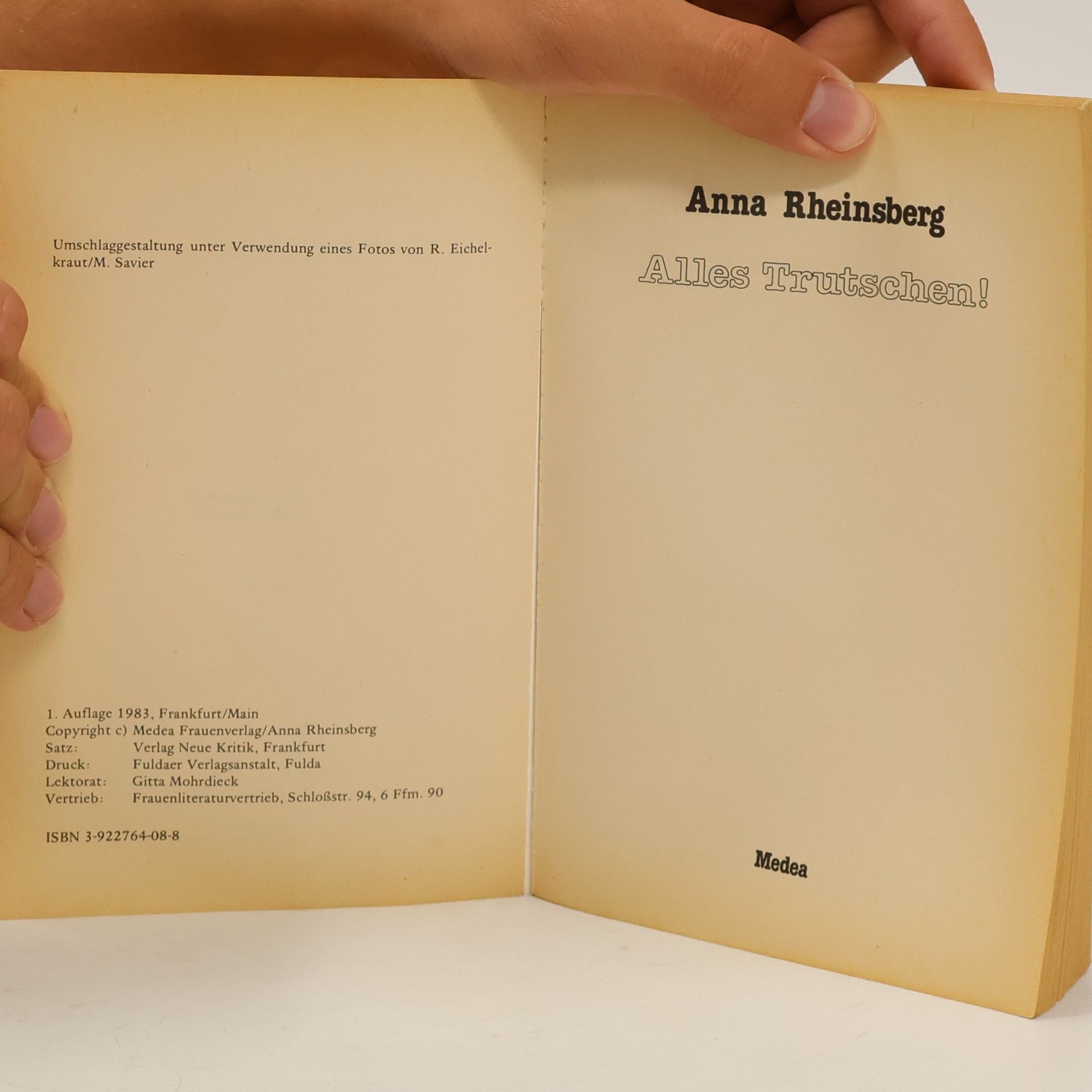 Anna Rheinsberg Alles Trutschen!: Geschichten über Mädchen in e. Kleinstadt