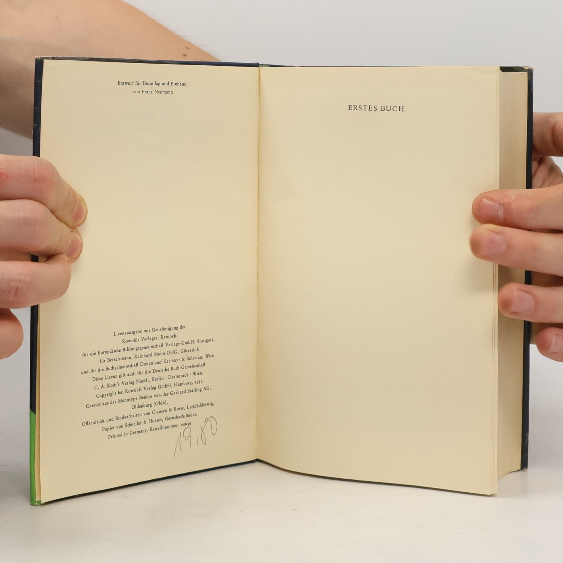 Robert Musil Der Mann ohne Eigenschaften