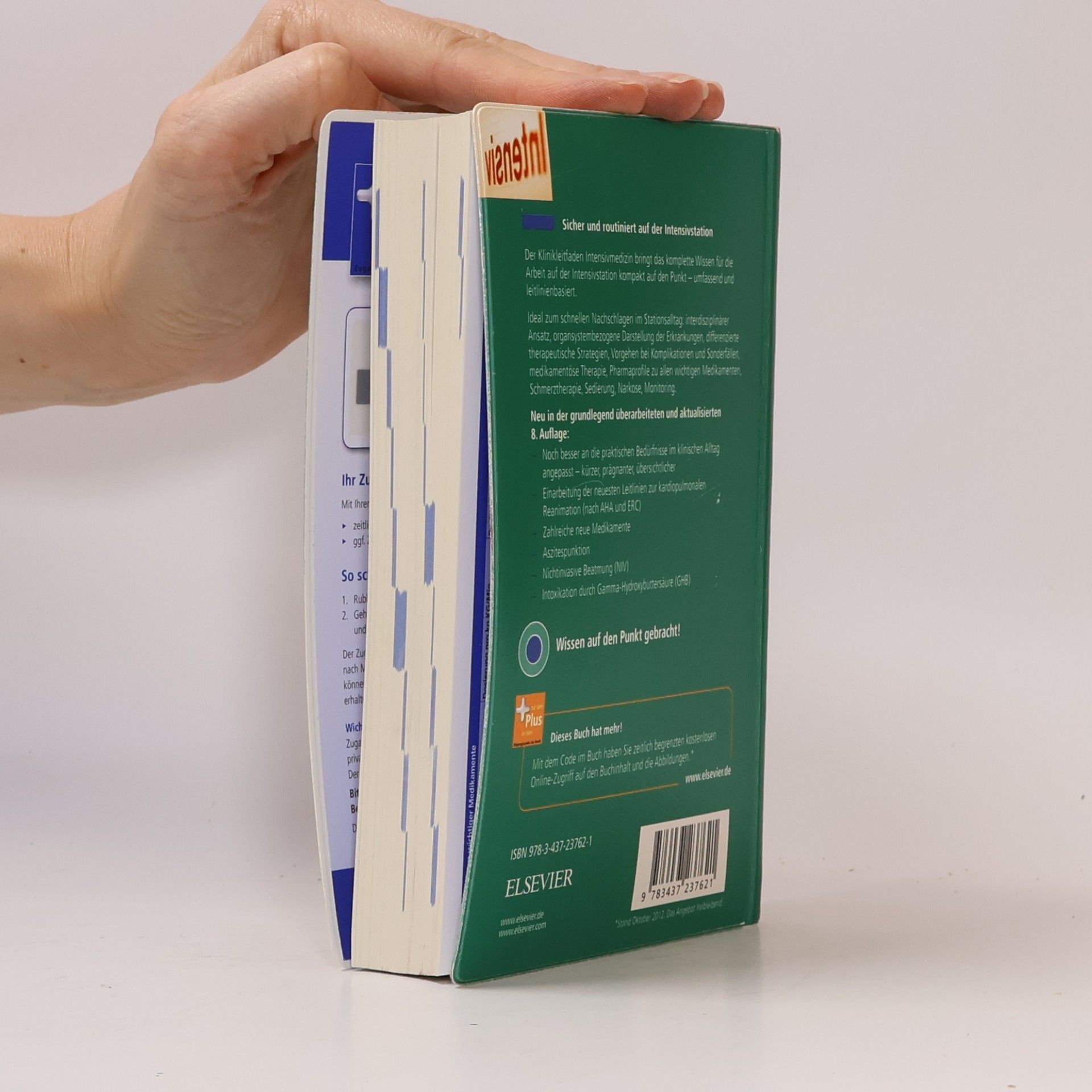 Jörg Braun Klinikleitfaden Intensivmedizin: 8. Auflage: Mit Zugang zum Elsevier-Portal: Mit dem Plus im Web. Zugangscode im Buch