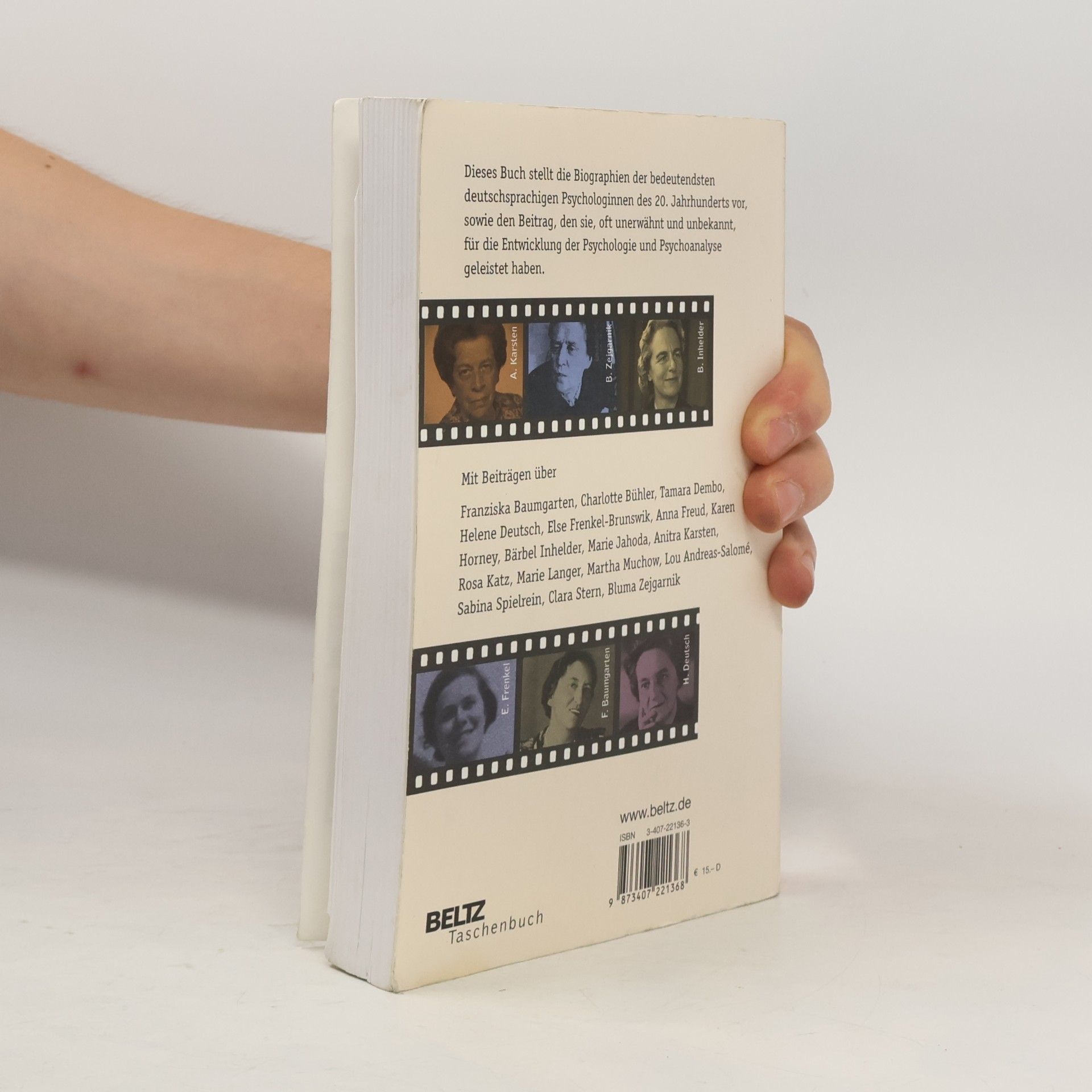 Sibylle Volkmann Raue BELTZ Taschenbuch - 136: Bedeutende Psychologinnen