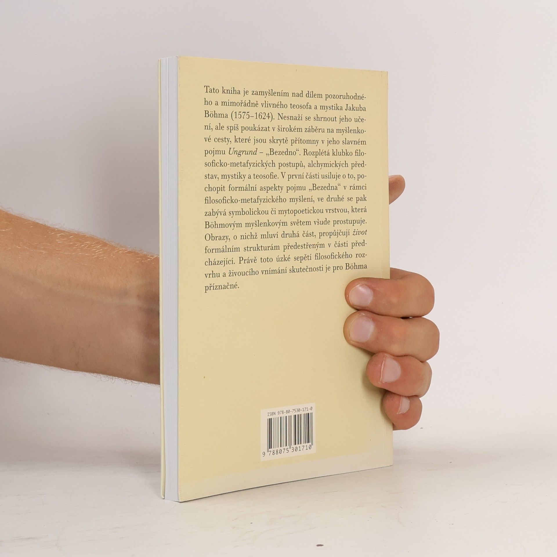 Martin Žemla Kořeny teosofického myšlení. Poetická metafyzika Jakuba Böhma