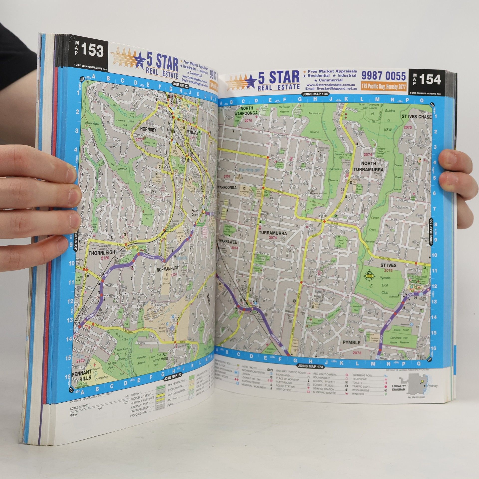 Universal Business Directories Sydney and Blue Mountains 2007 Street Directory