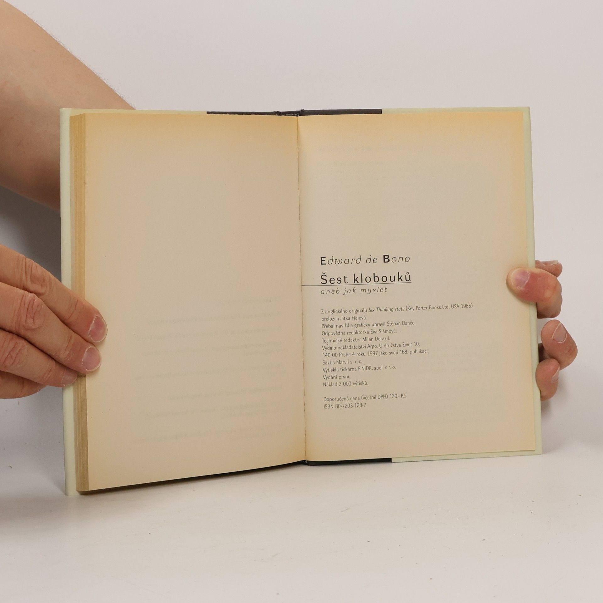 Edward de Bono Šest klobouků aneb Jak myslet