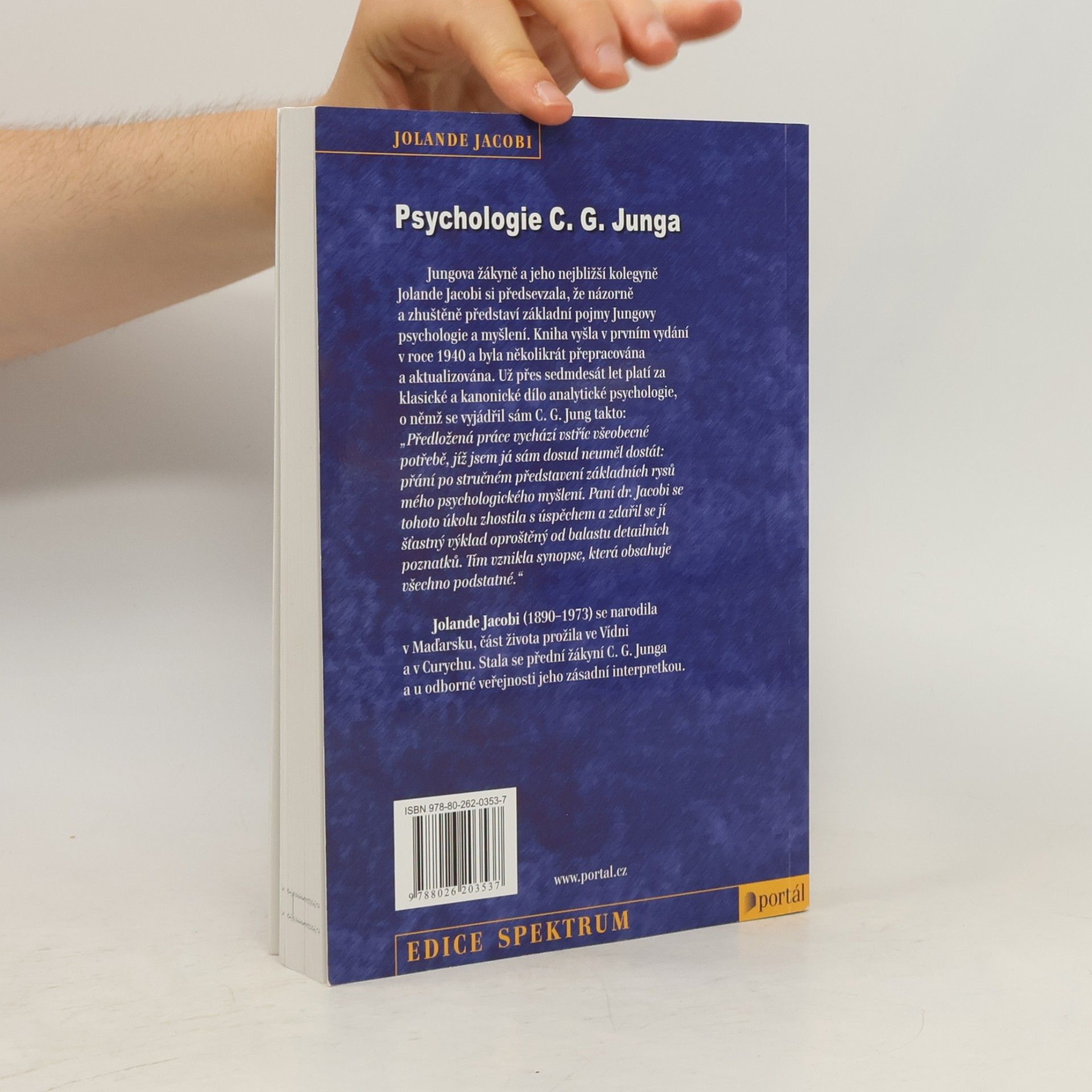 Jolande Jacobi Psychologie C. G. Junga