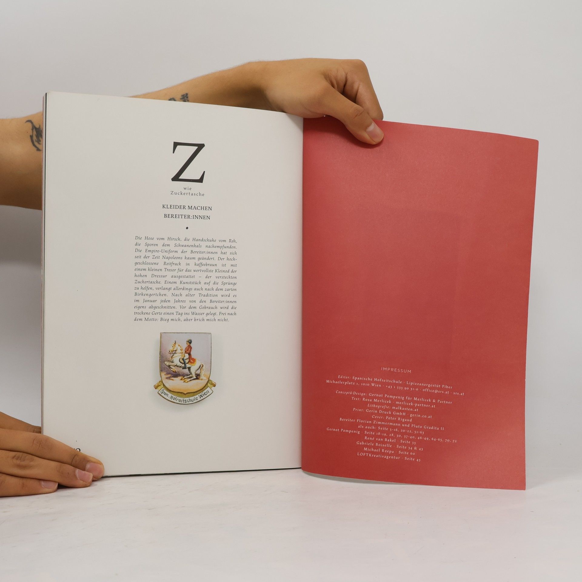 Rosa Merlicek Encyclopedia Spanische Hofreitschule Lipizzanergestüt Piber