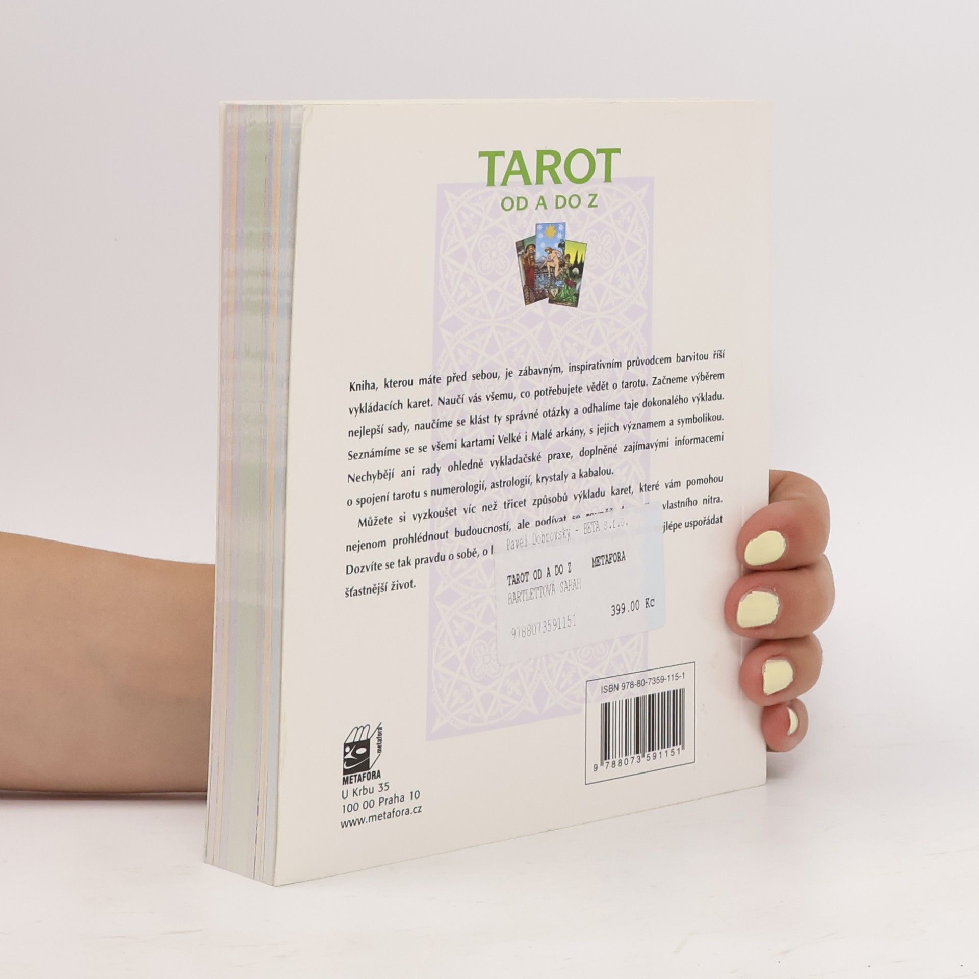 Sarah Bartlett Tarot od A do Z: Obdivuhodný svět vykládacích karet a jejich významů