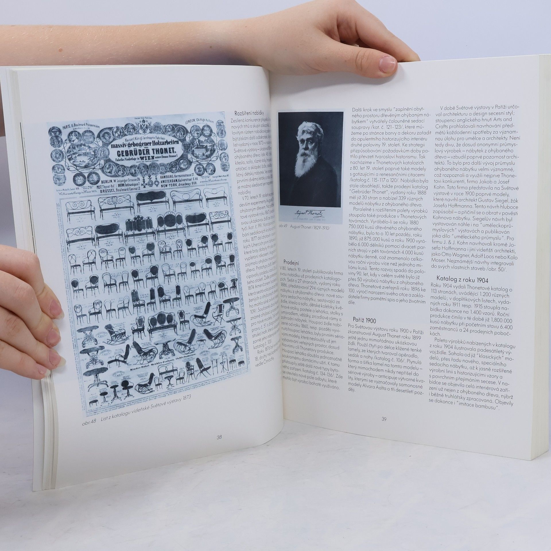 Various authors Princip Thonet : Od ohýbaného dřeva k trubce