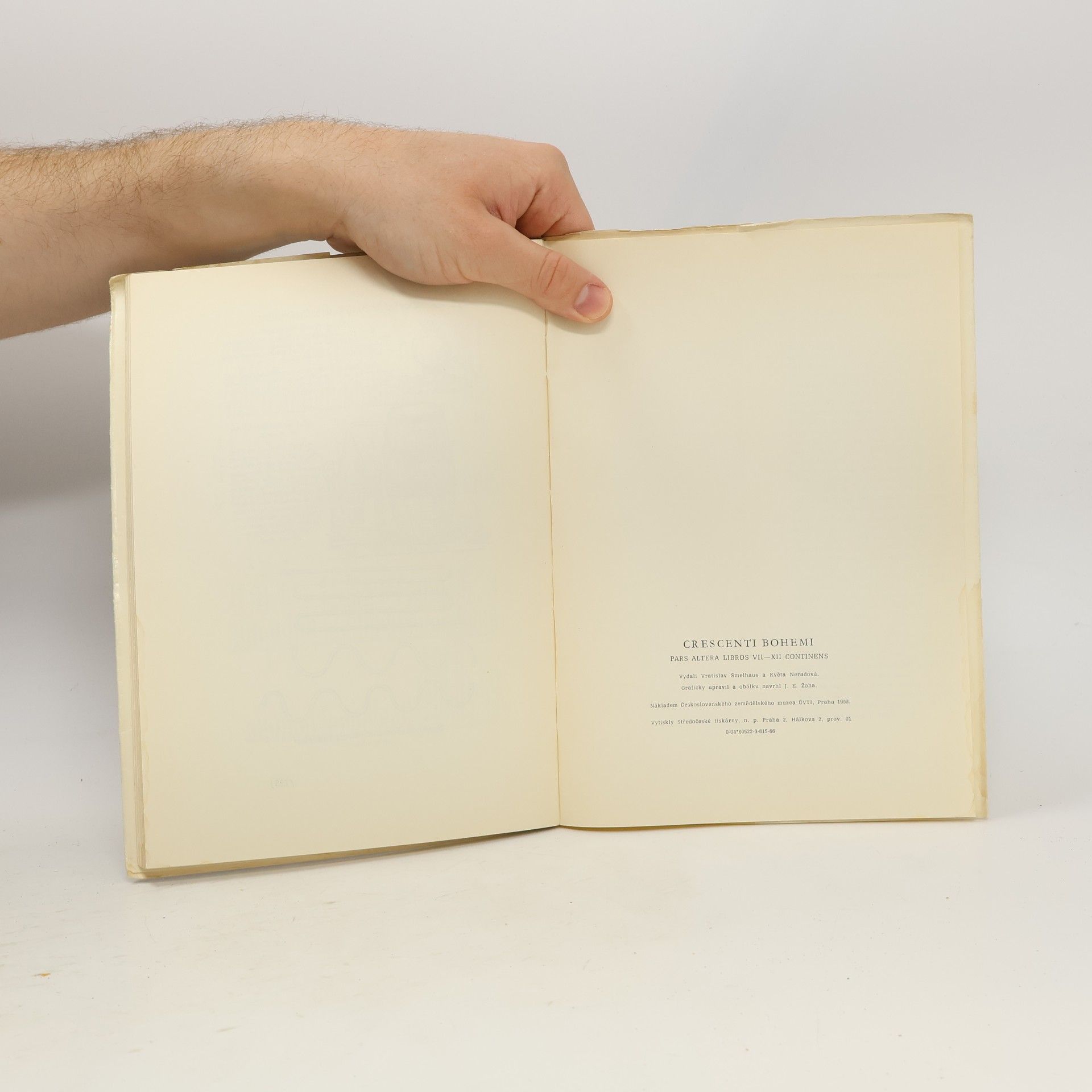 Neradová Šmelhaus Crescenti Bohemi - partem alteram libros VII - XII (A4, Obr, 128 s.)