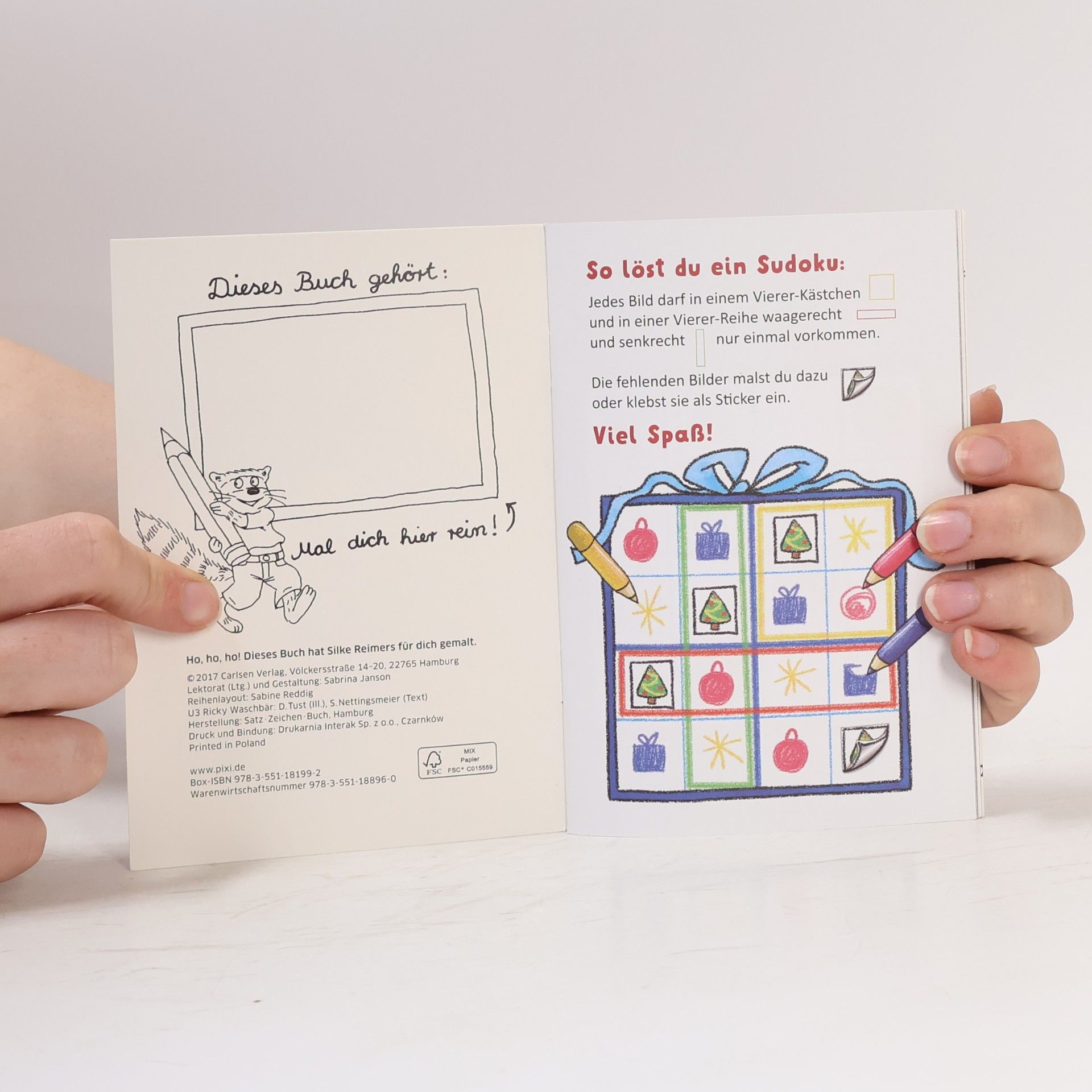 Silke Reimers Lustige Sticker-Sudokus