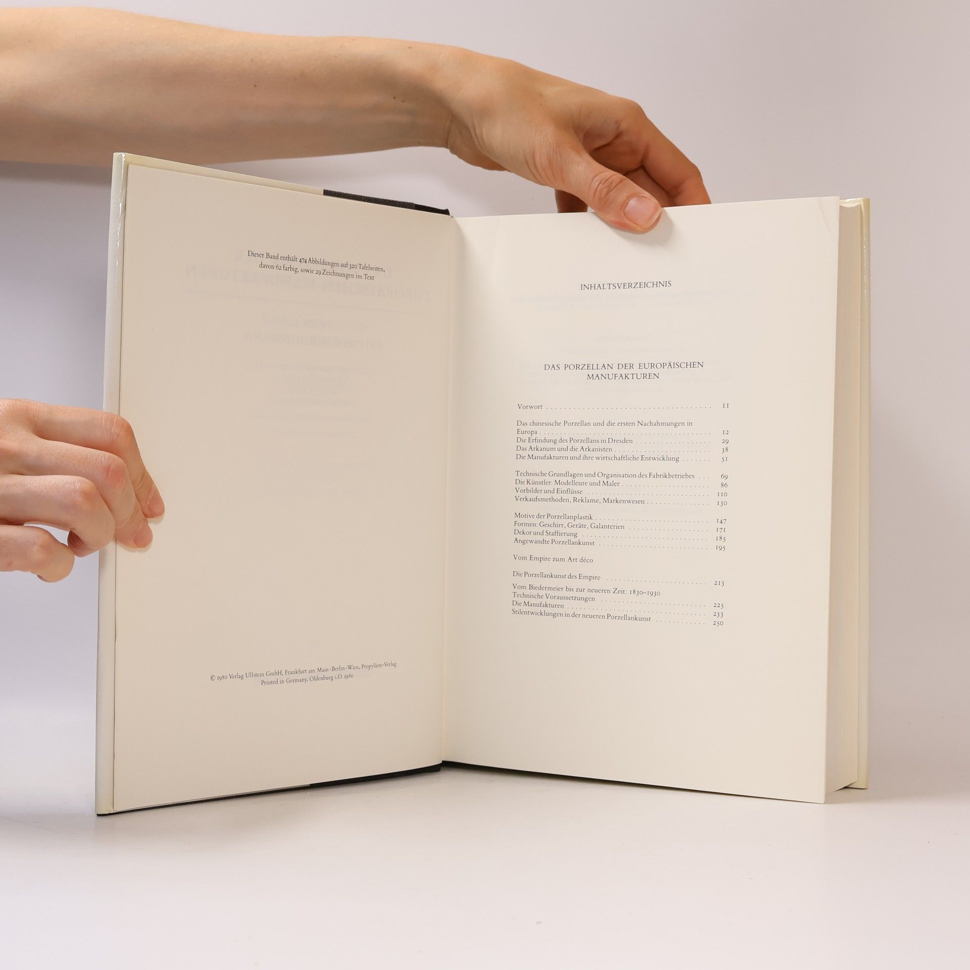 Friedrich Hermann Hofmann Propyläen Kunstgeschichte. Das Porzellan der europäischen manufakturen