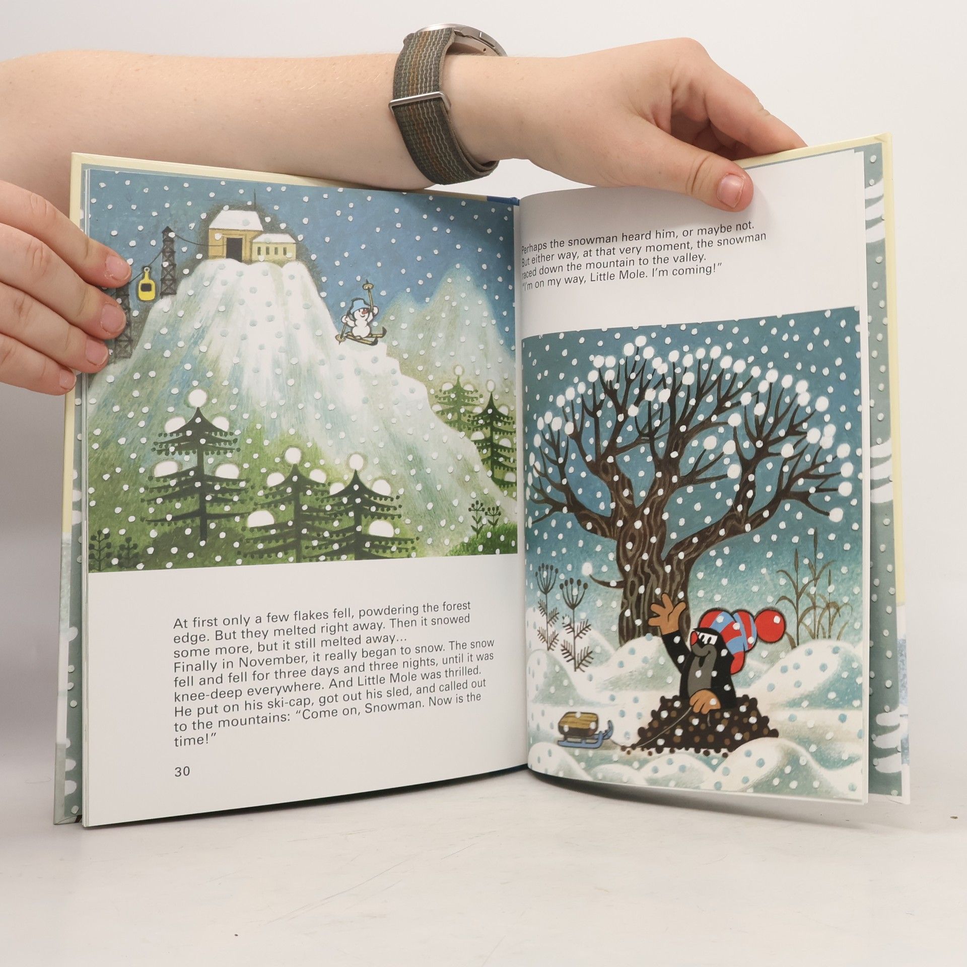 Zdeněk Miler Little mole and the snowman