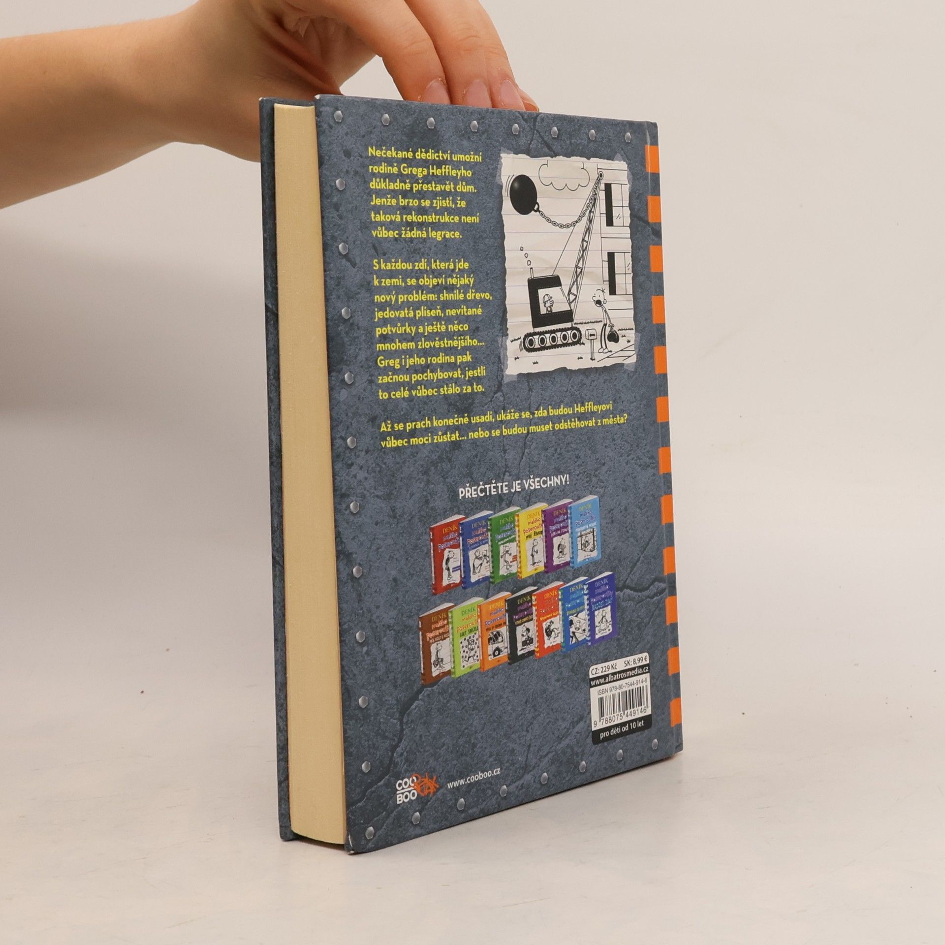 Jeff Kinney Deník malého poseroutky 14. Na spadnutí