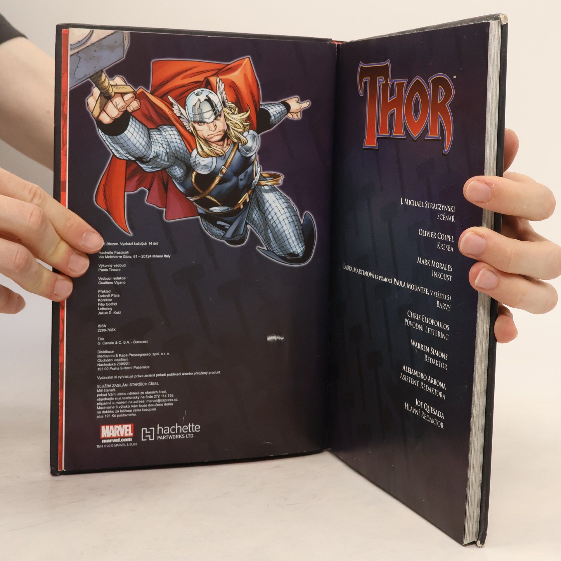 Olivier Coipel Ultimátní komiksový komplet 52. Thor. Znovuzrození