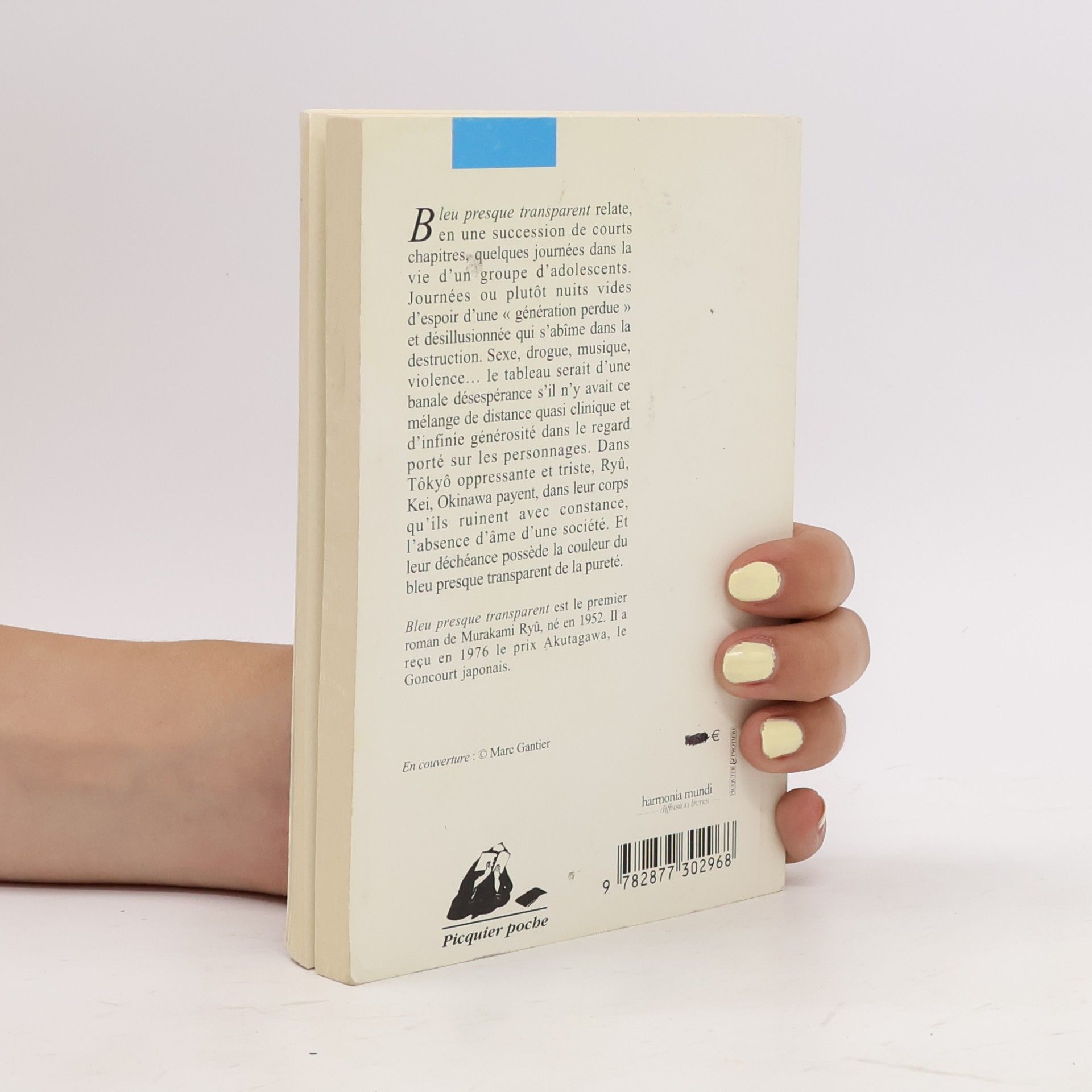 Ryū Murakami Picquier poche - 60: Bleu presque transparent