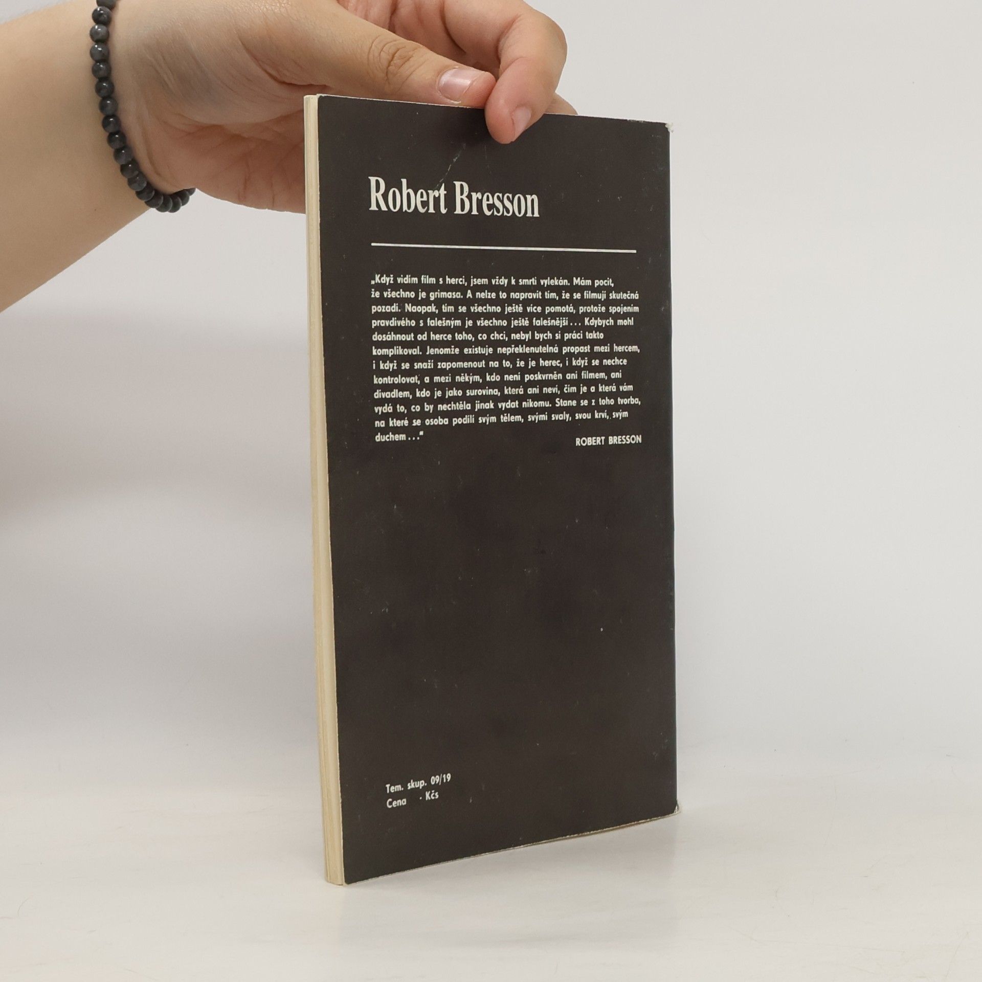 Zdena Škapová Robert Bresson