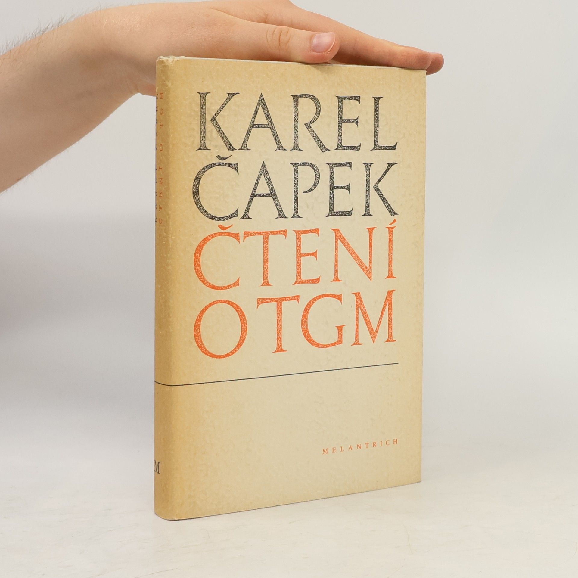 Karel Čapek Čtení o T. G. Masarykovi
