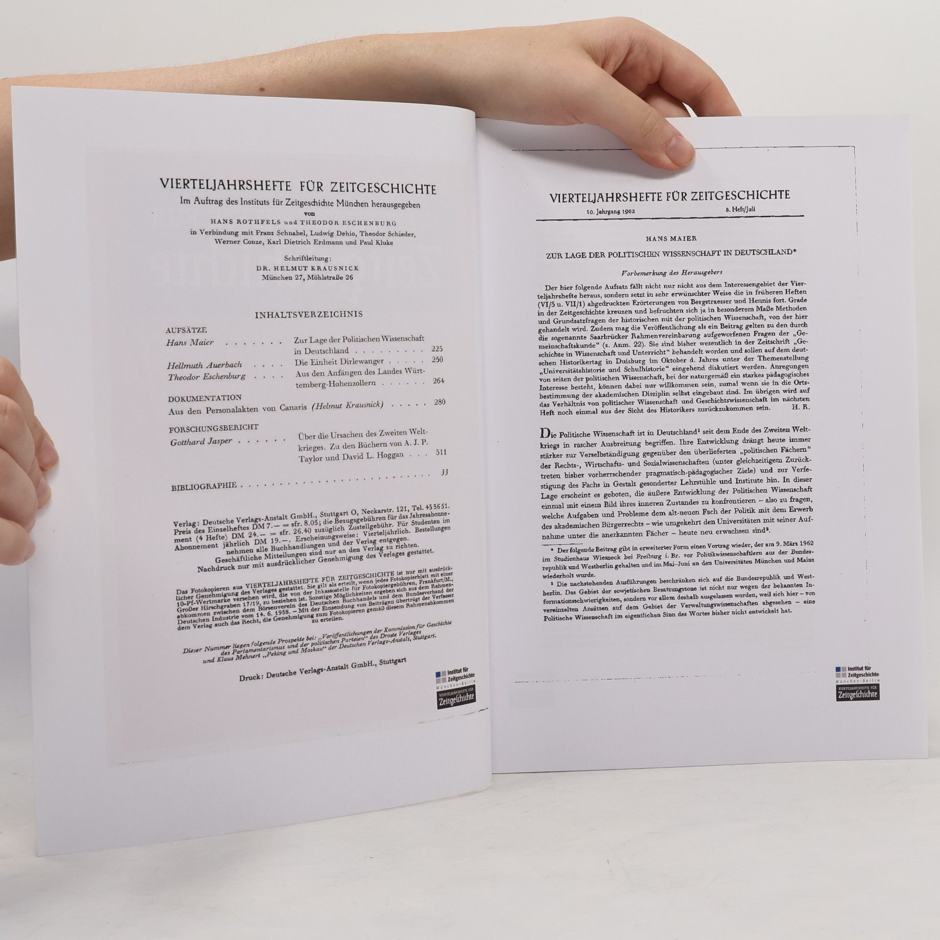 Autorenkollektiv Vierteljahreshefte für Zeitgeschichte