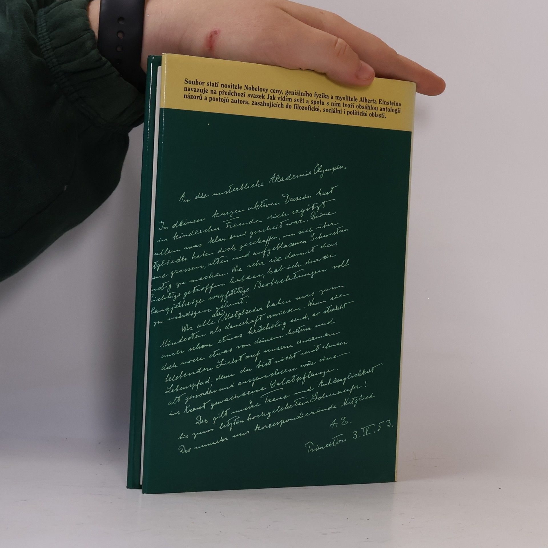 Albert Einstein Z mých pozdějších let. Jak vidím svět II