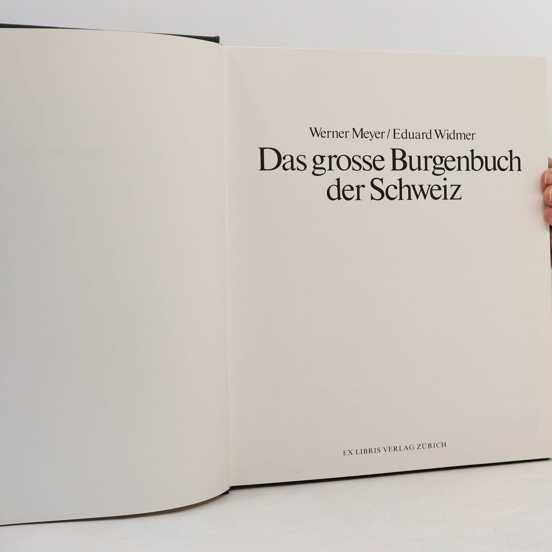 Werner Meyer-Larsen Das grosse Burgenbuch der Schweiz