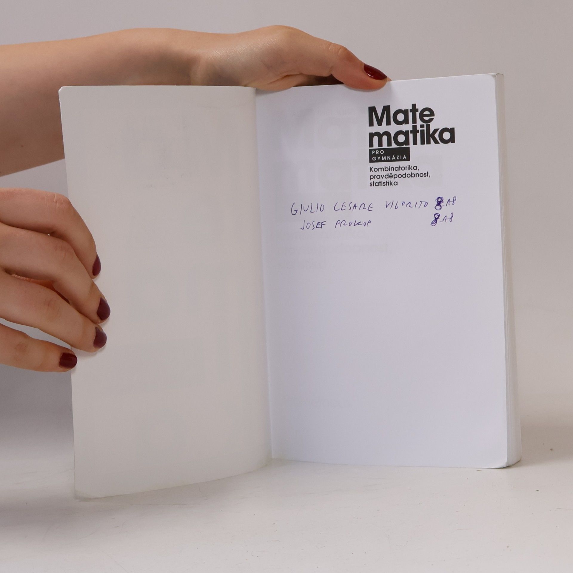 Emil Calda Matematika pro gymnázia. Kombinatorika, pravděpodobnost, statistika