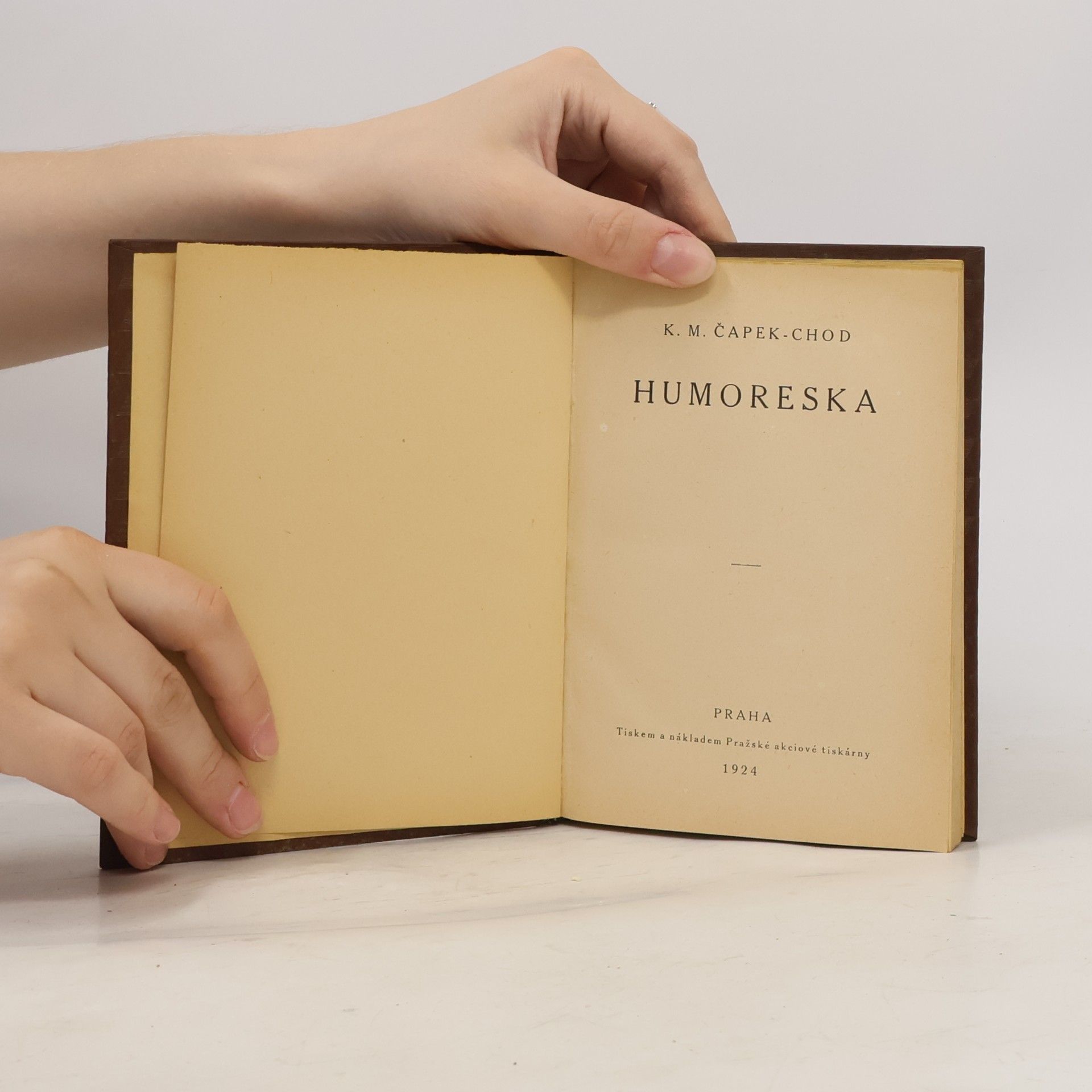 K. M. Čapek Chod Humoreska