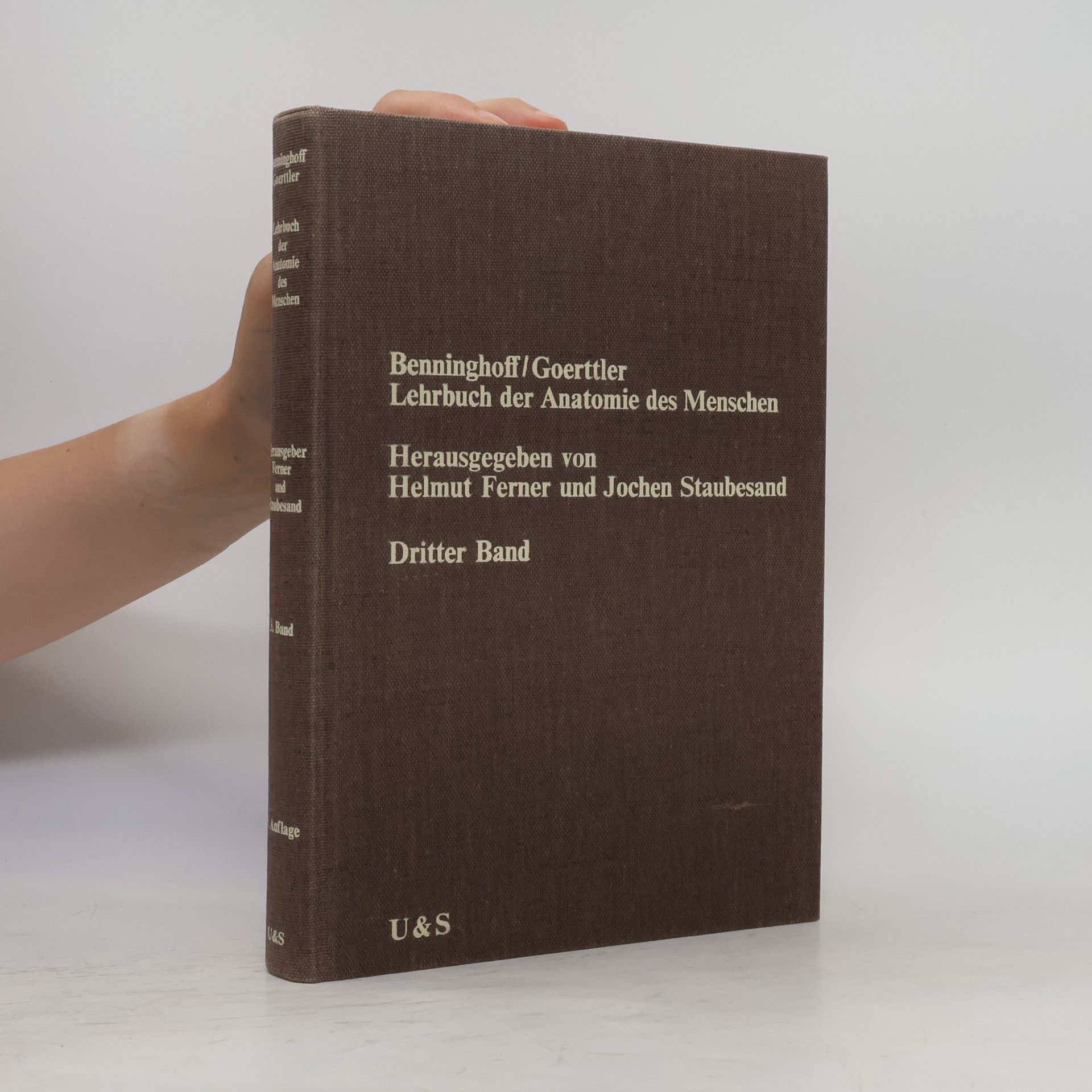 Alfred Benninghoff Lehrbuch der Anatomie des Menschen