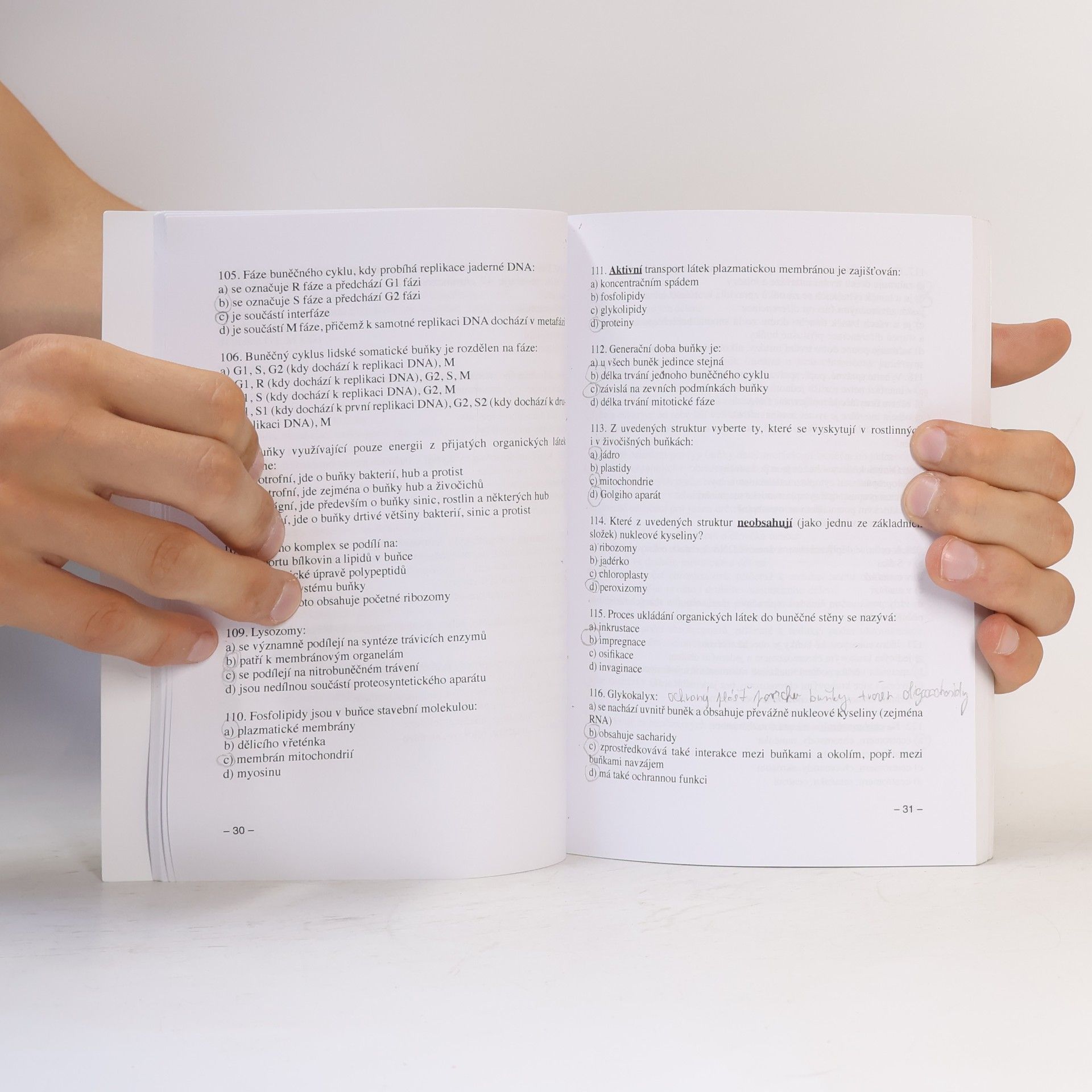 Autorenkollektiv Modelové otázky z biologie pro přijímací zkoušky