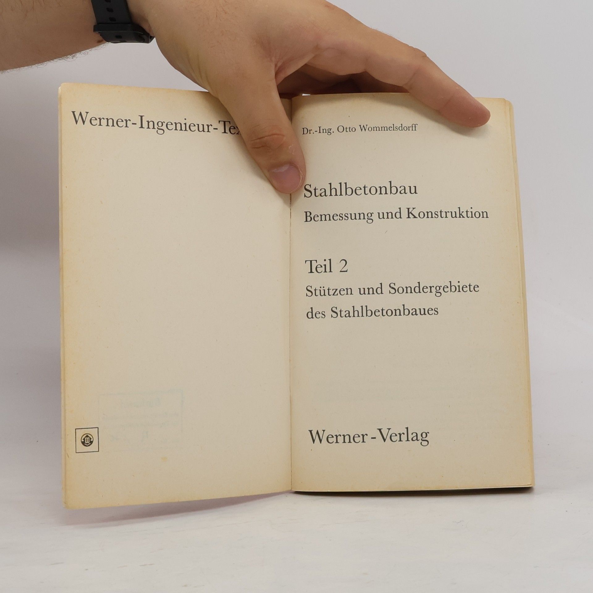 Otto Wommelsdorff Stahlbetonbau