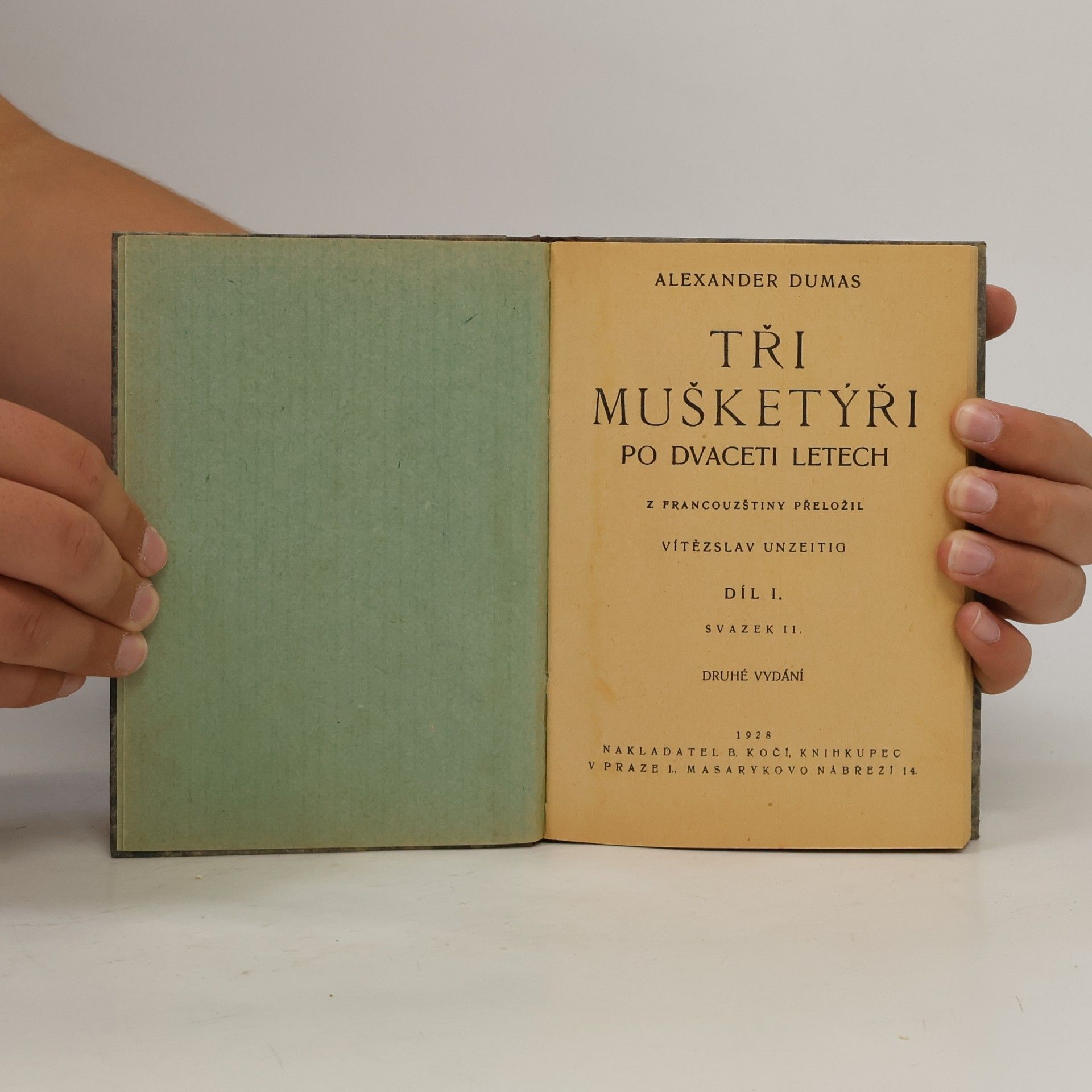 Alexandre Dumas Tři mušketýři po dvaceti letech I. Svazek II.