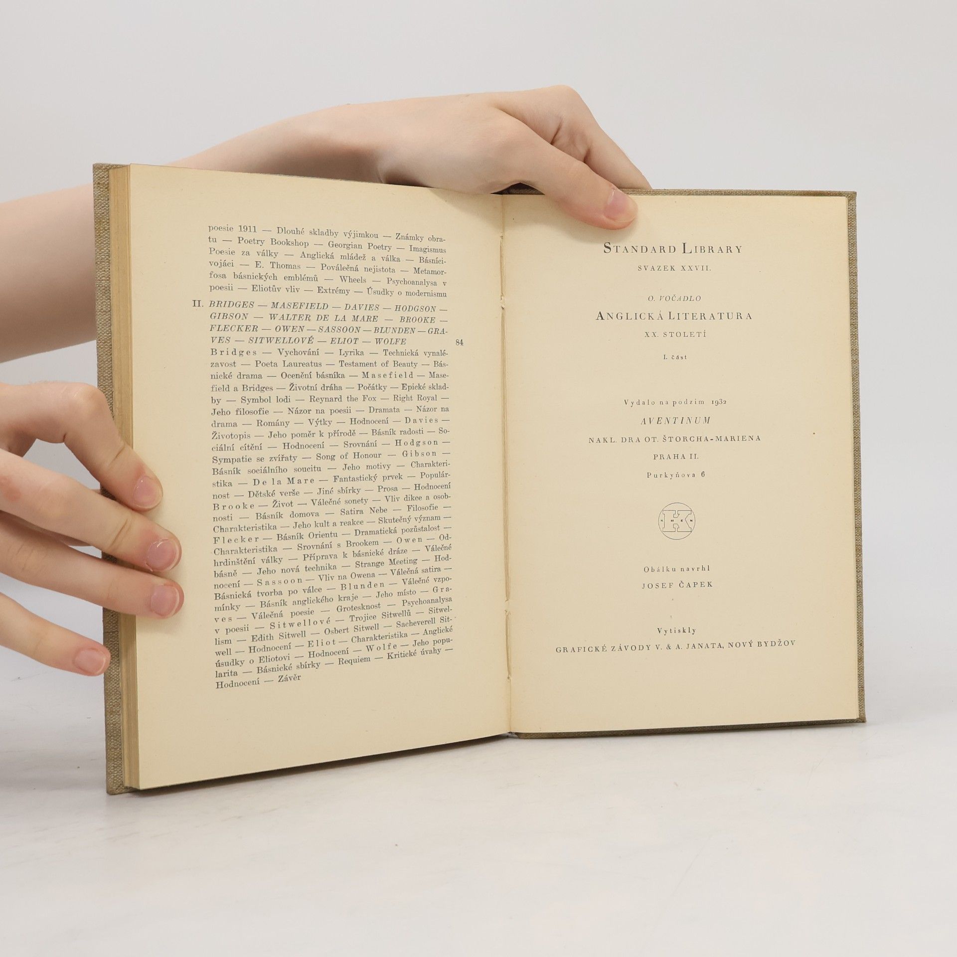 Autorenkollektiv Anglická literatura XX. století. I. Část