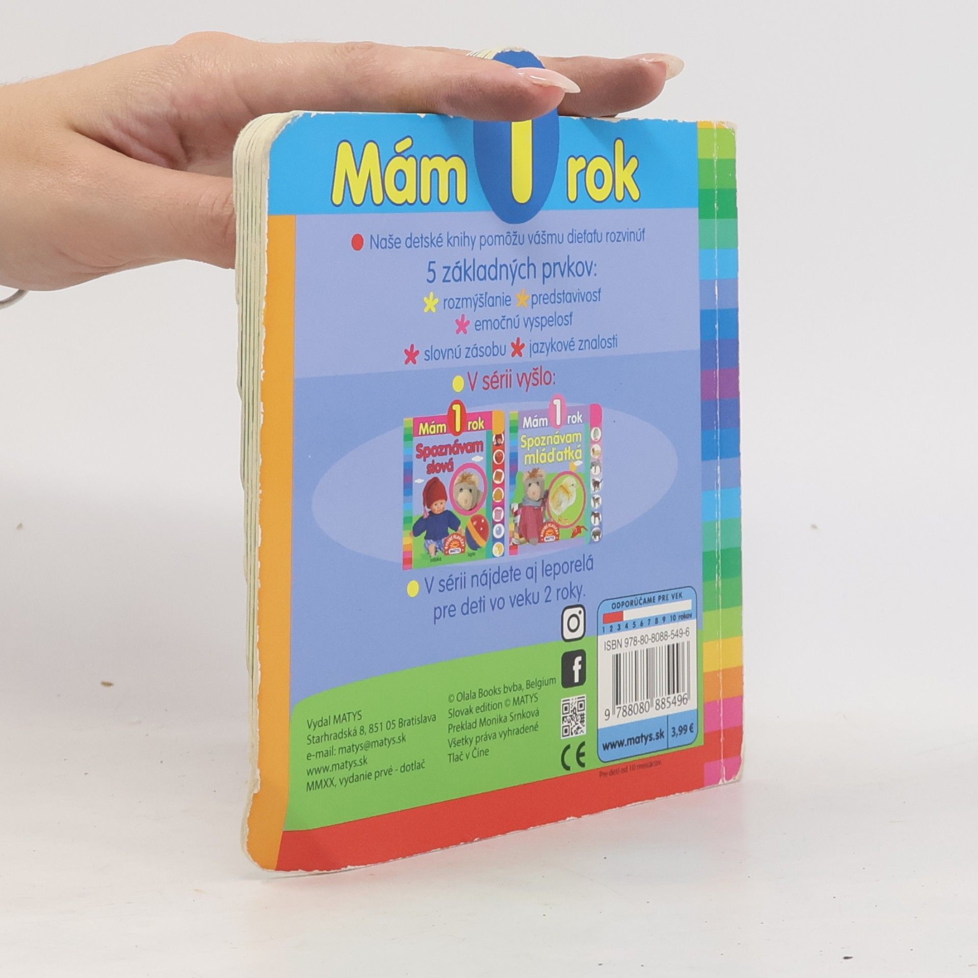 Mám 1 rok Spoznávam zvieratá