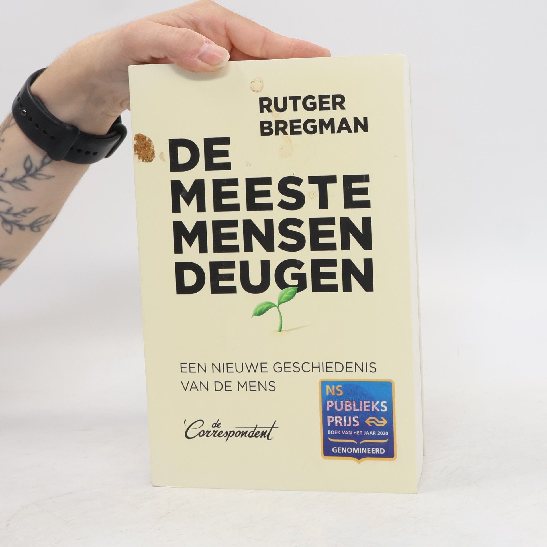 Rutger Bregman De meeste mensen deugen. Een nieuwe geschiedenis van de mens