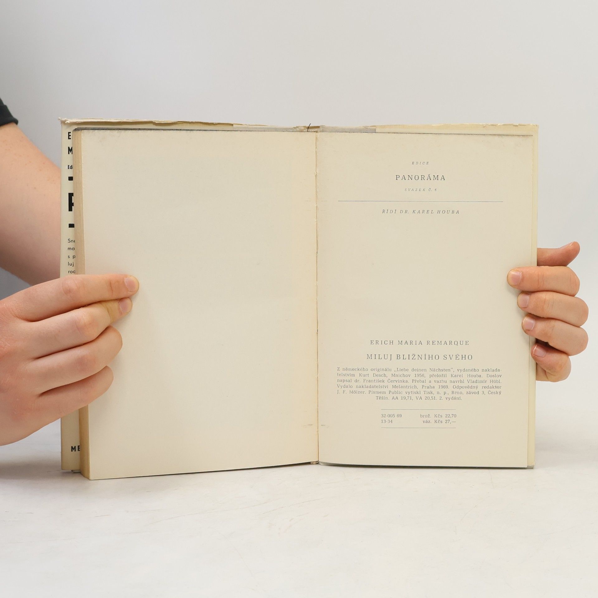 Erich Maria Remarque Miluj bližního svého