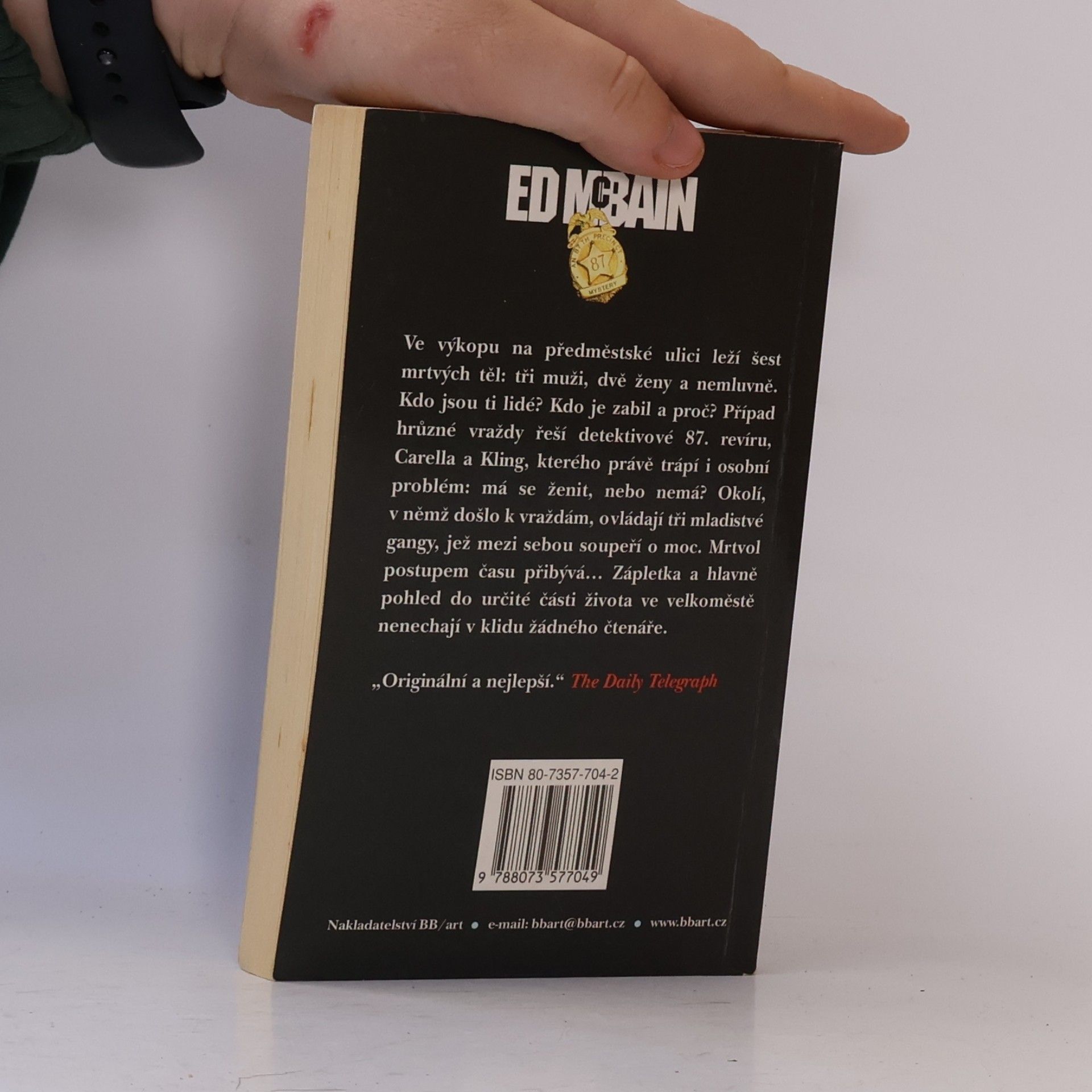Ed McBain Jeho slovo je zákon