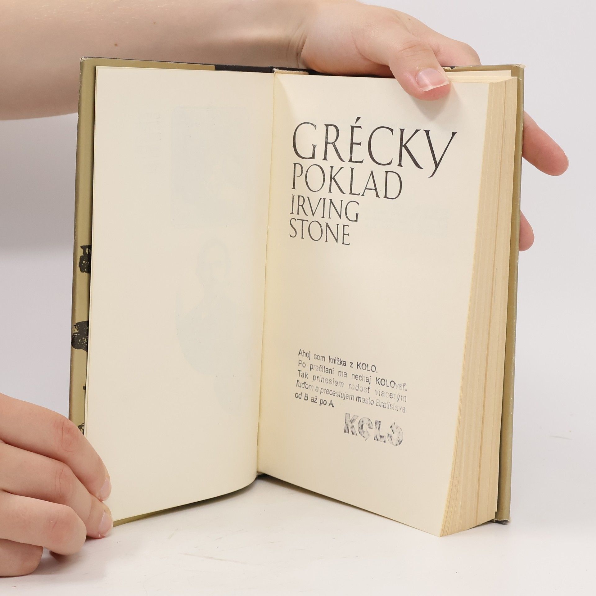 Irving Stone Grécky poklad