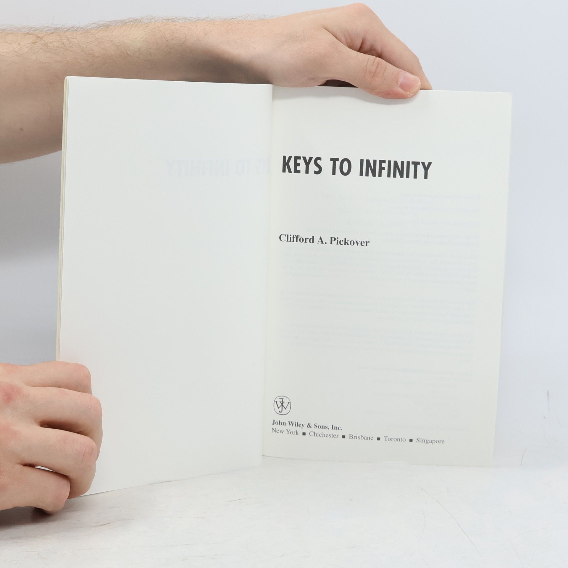 Clifford A. Pickover Keys to Infinity
