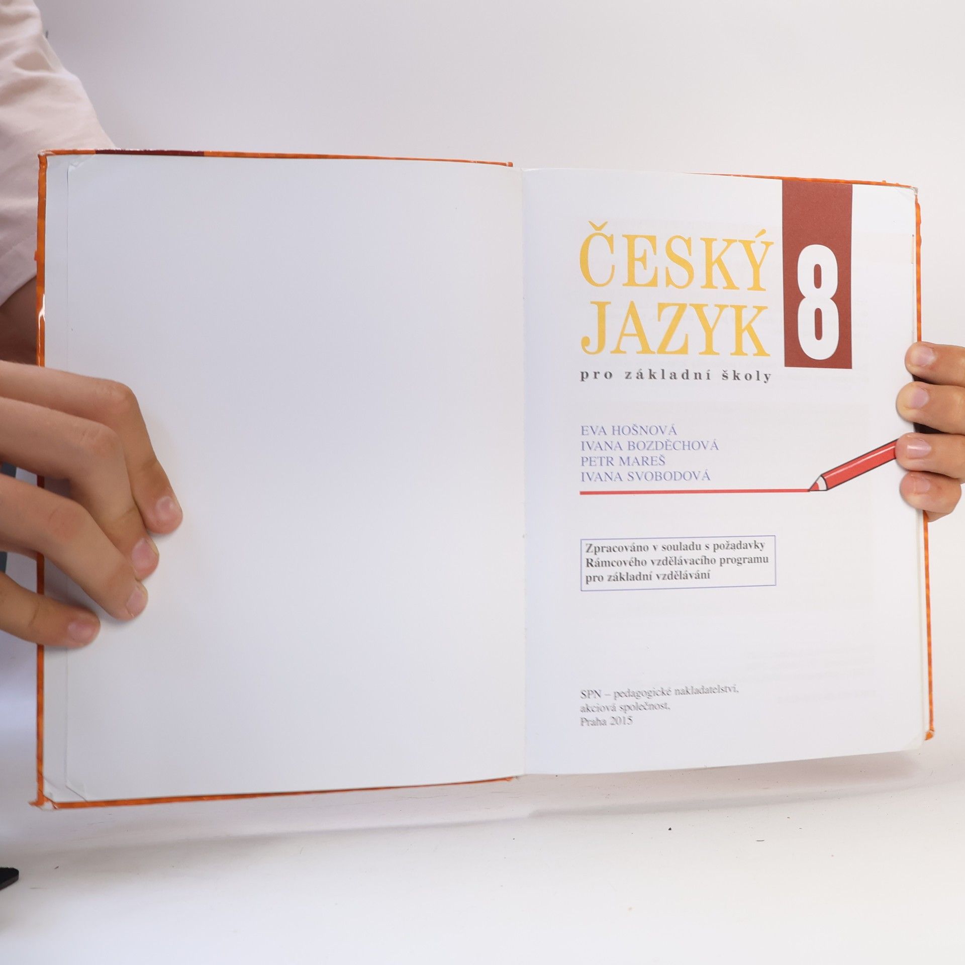 Eva Hošnová Český jazyk 8 pro základní školy
