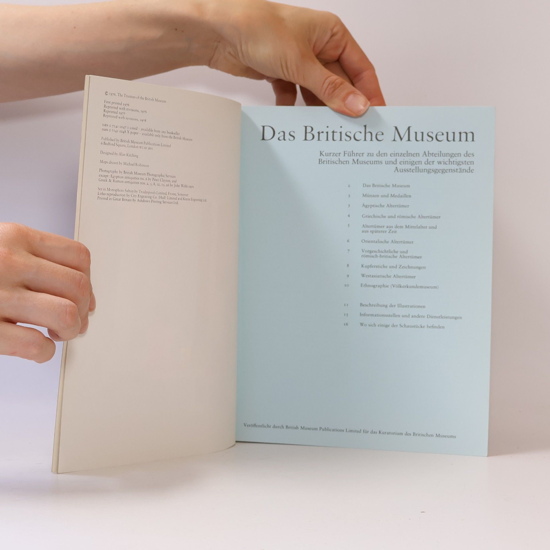 The British Museum British Museum Guide & Map - Mit Anhang in Deutsch