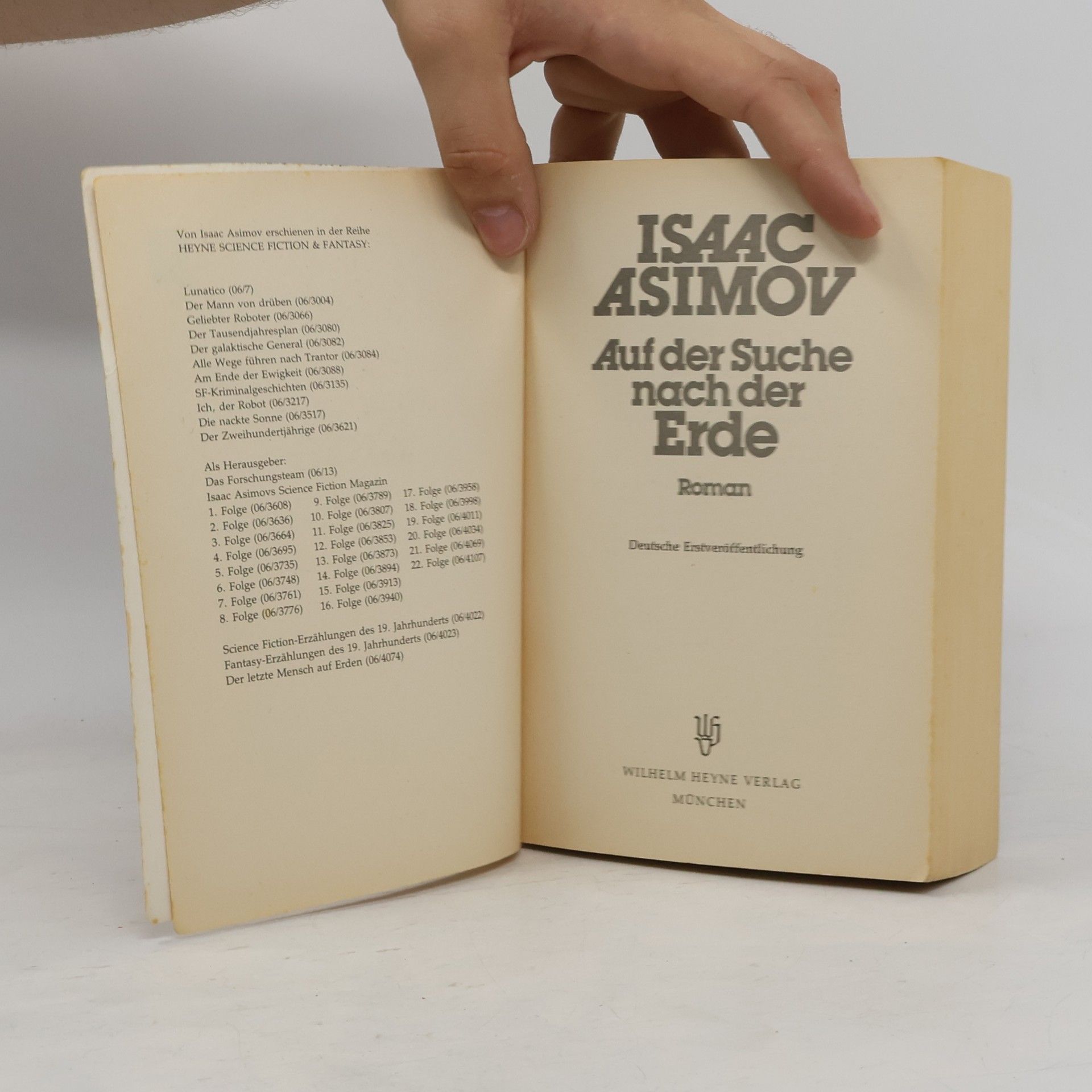 Isaac Asimov Auf der Suche nach der Erde