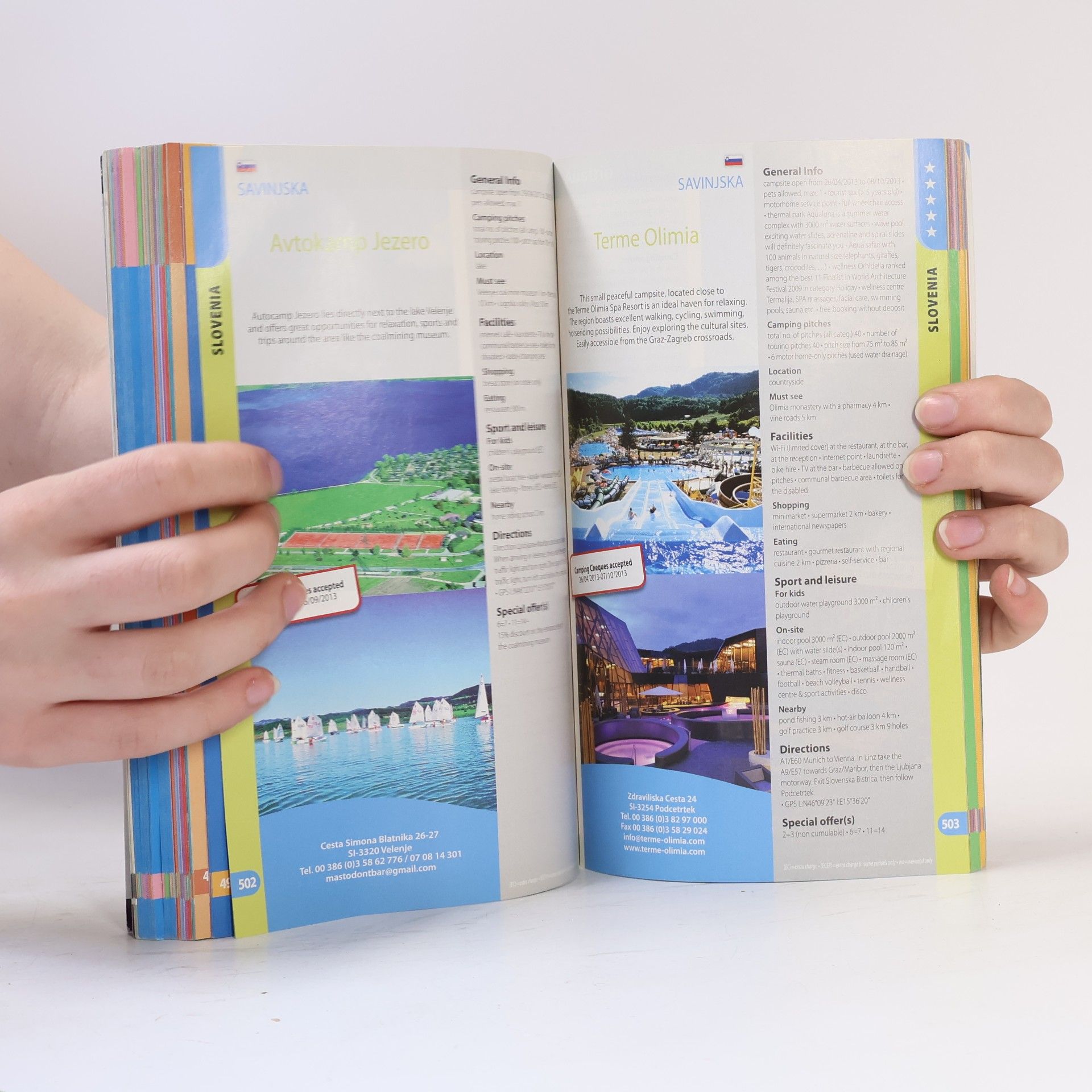 Various authors Camping Cheque 2013 Site Directory