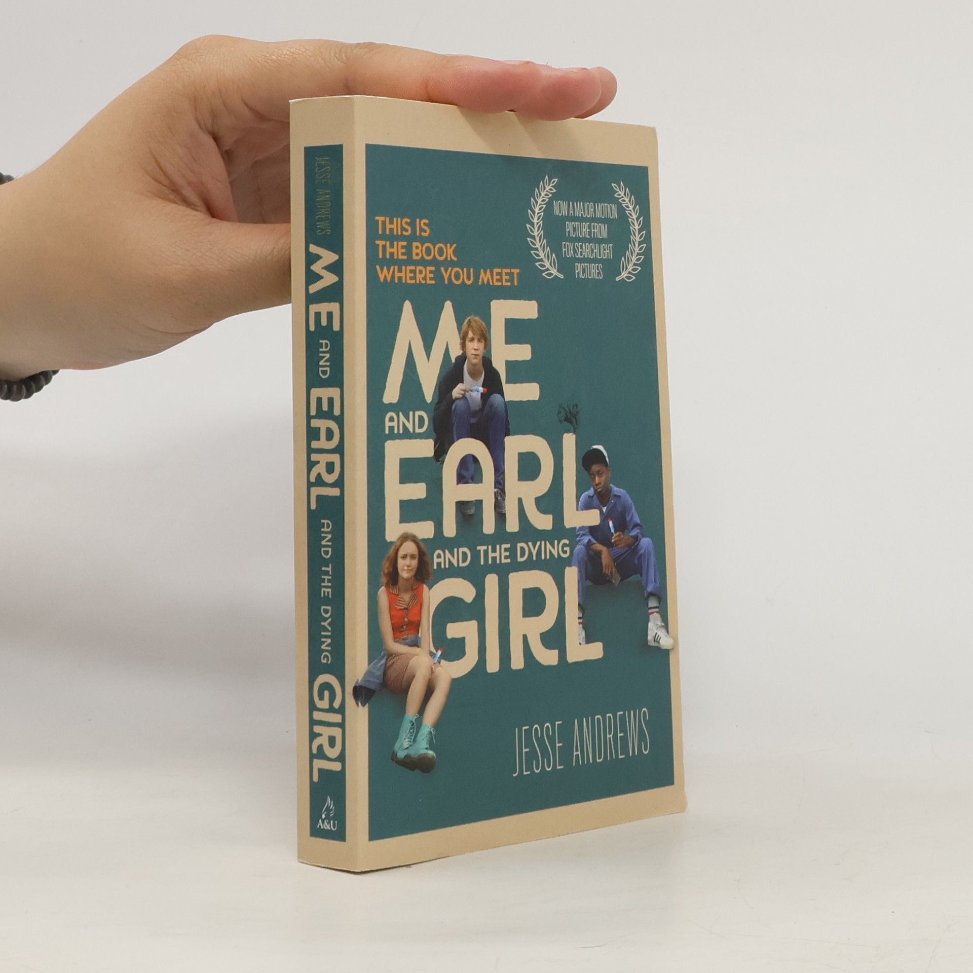 Jesse Andrews Me and Earl and the Dying Girl, Film Tie-in. Ich und Earl und das sterbende Mädchen, englische Ausgabe