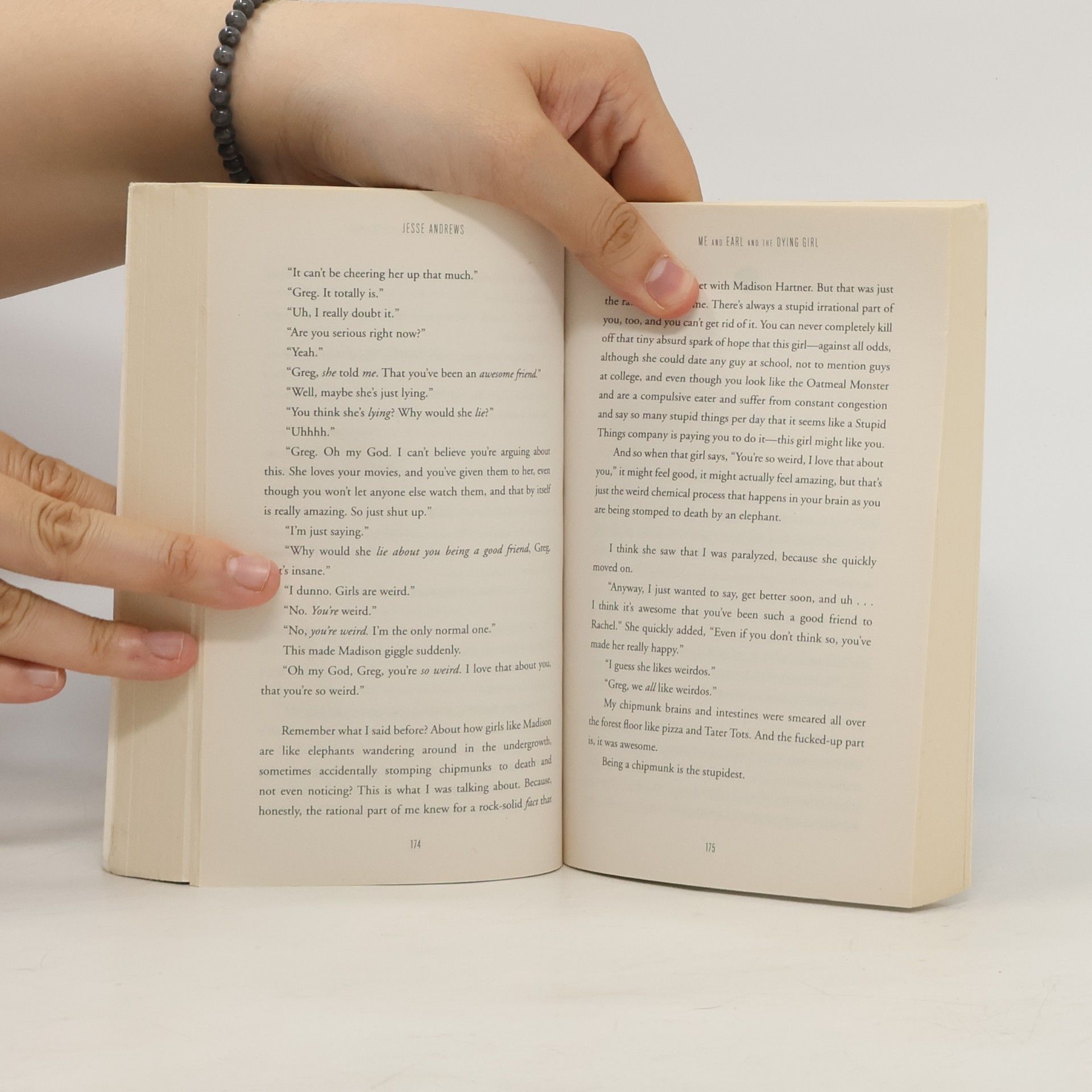 Jesse Andrews Me and Earl and the Dying Girl, Film Tie-in. Ich und Earl und das sterbende Mädchen, englische Ausgabe