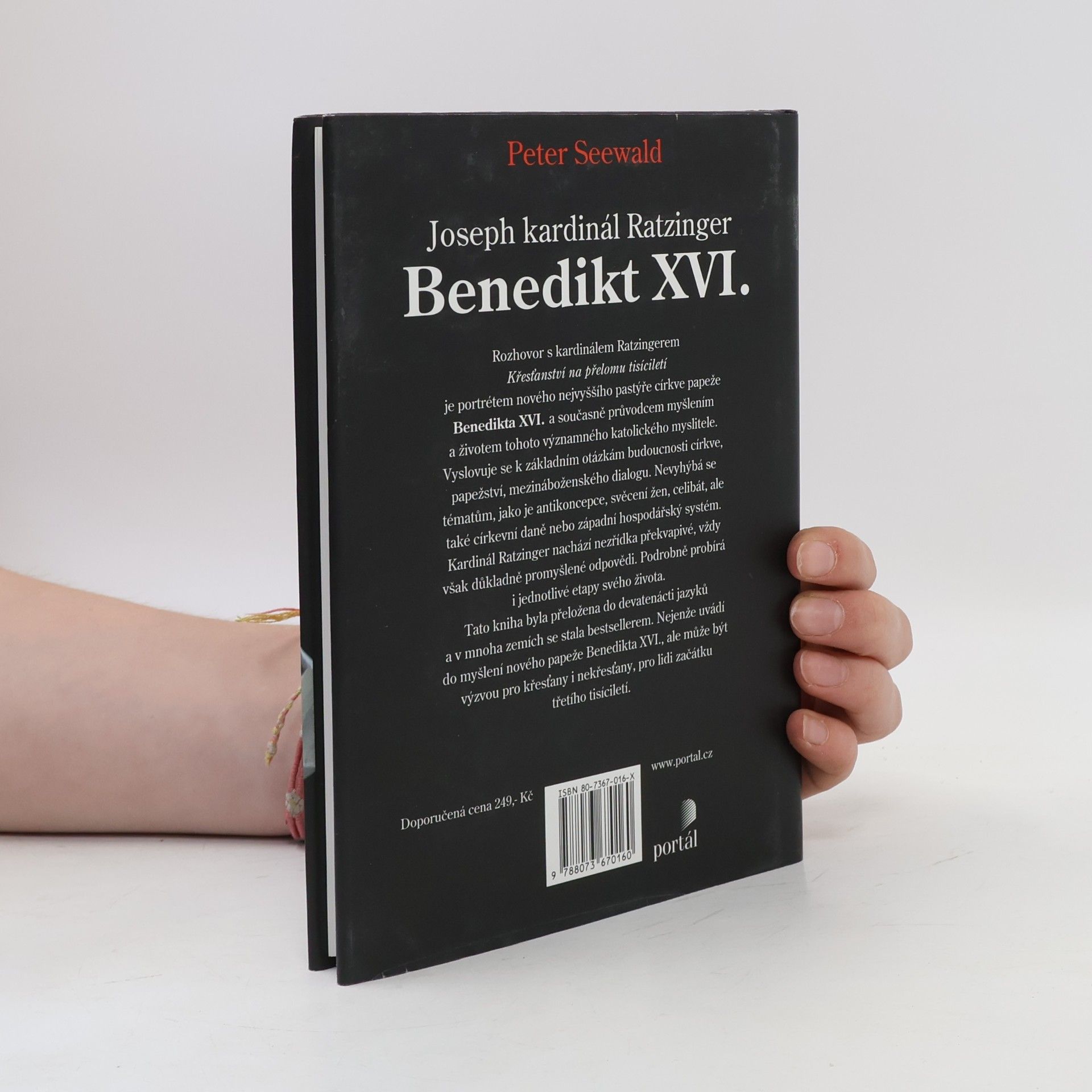 Joseph Ratzinger Joseph kardinál Ratzinger - Benedikt XVI. : křesťanství na přelomu tisíciletí
