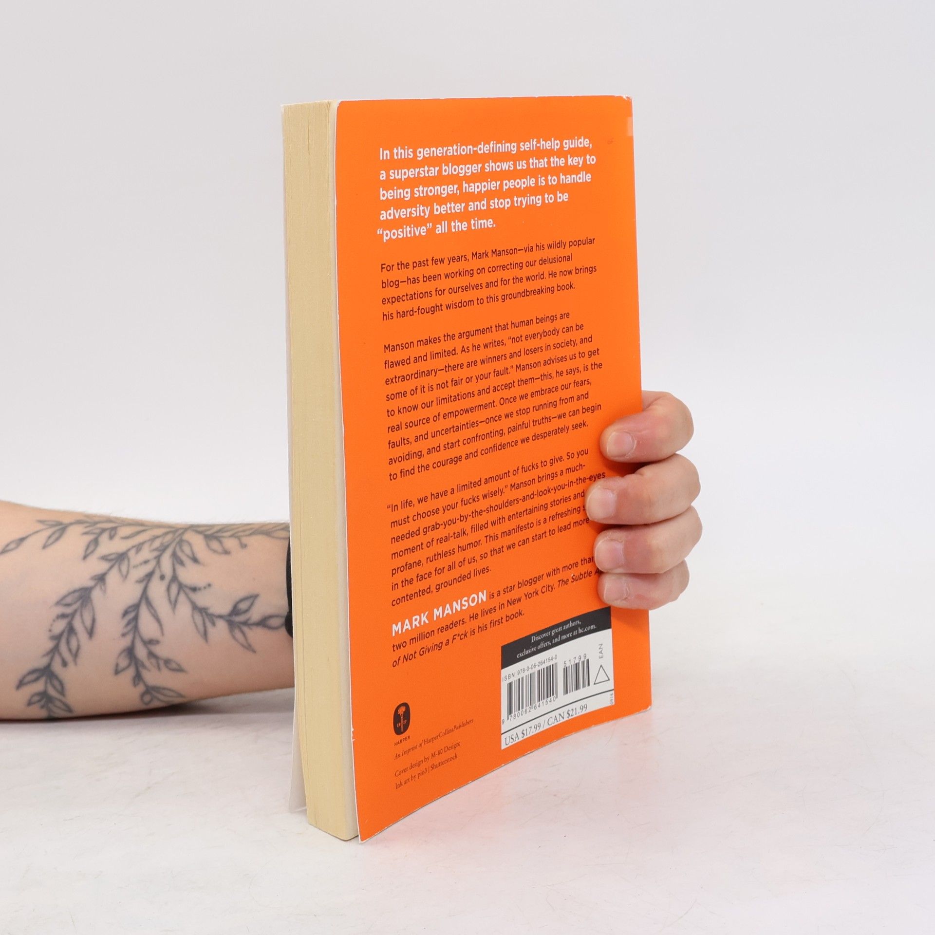 Mark Manson The Subtle Art of Not Giving a Fuck