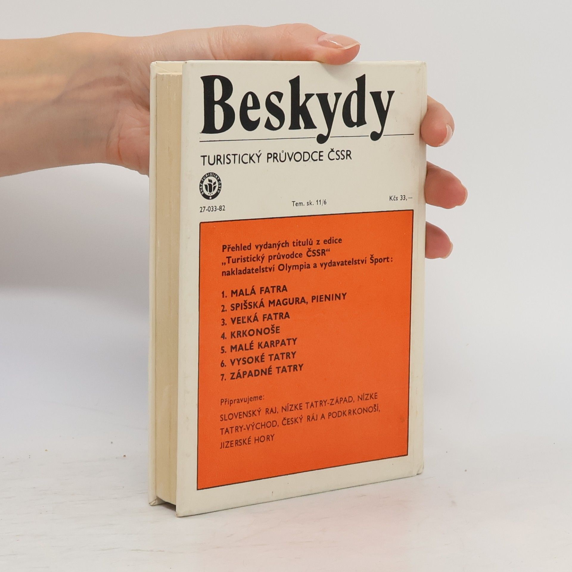 Michal Houba Beskydy. Turistický průvodce ČSSR