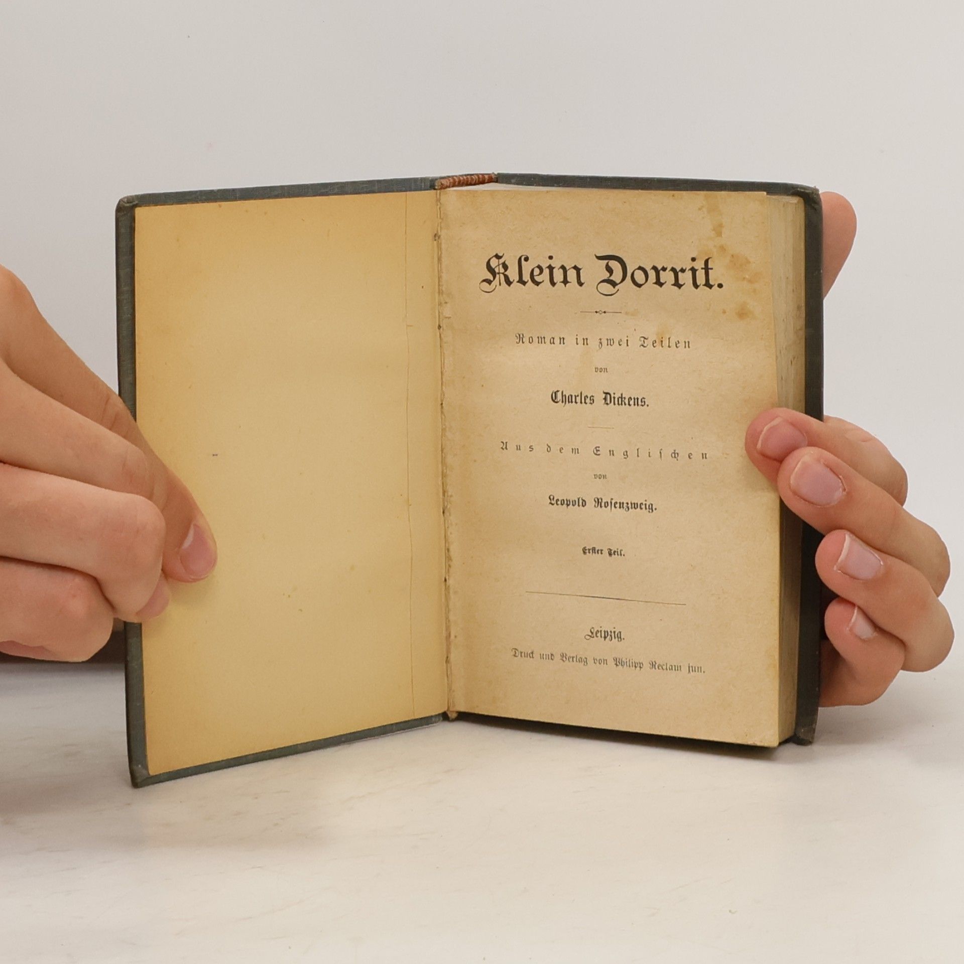 Charles Dickens Dickens Werke. Klein Dorrit I.