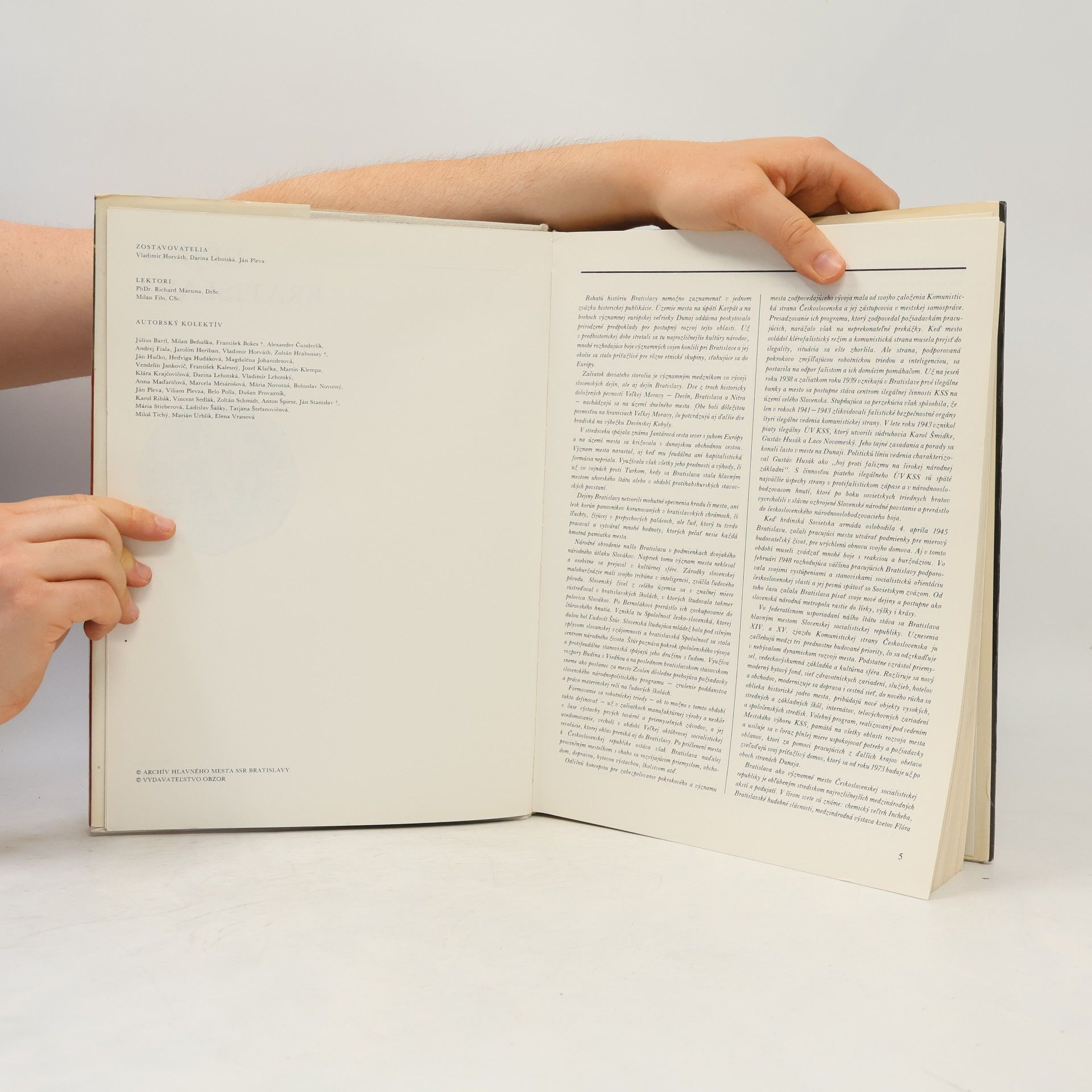 Collectif d'auteurs Dejiny Bratislavy