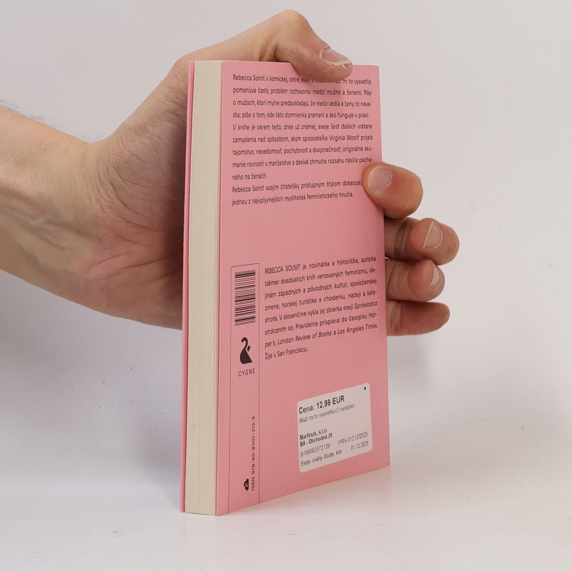 Rebecca Solnit Muži mi to vysvetlia